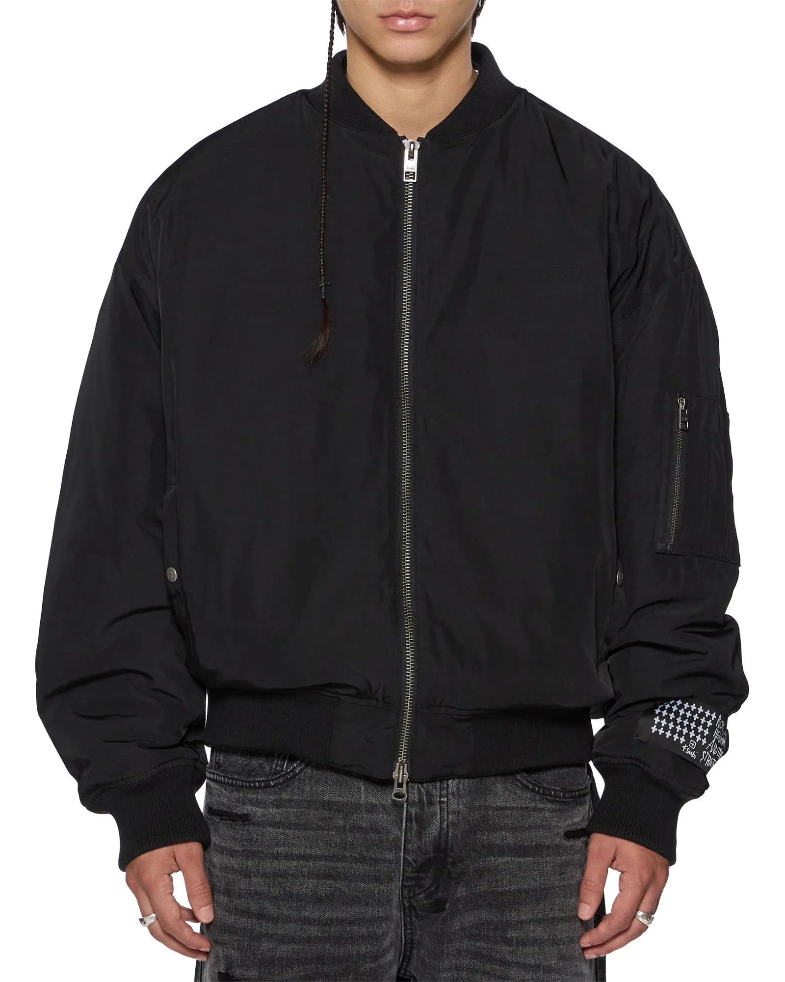 INTRUDER BOMBER JACKET BLACK