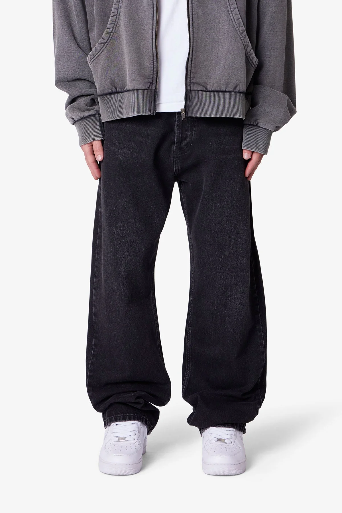 Ultra Baggy Denim - Stone Wash Black