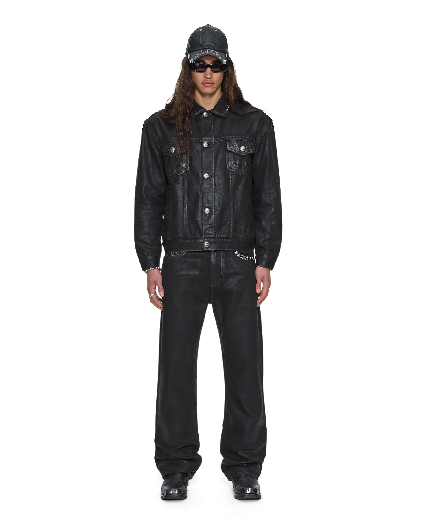 KSUBI X ALICE HOLLYWOOD OH G JACKET BLACK WAX