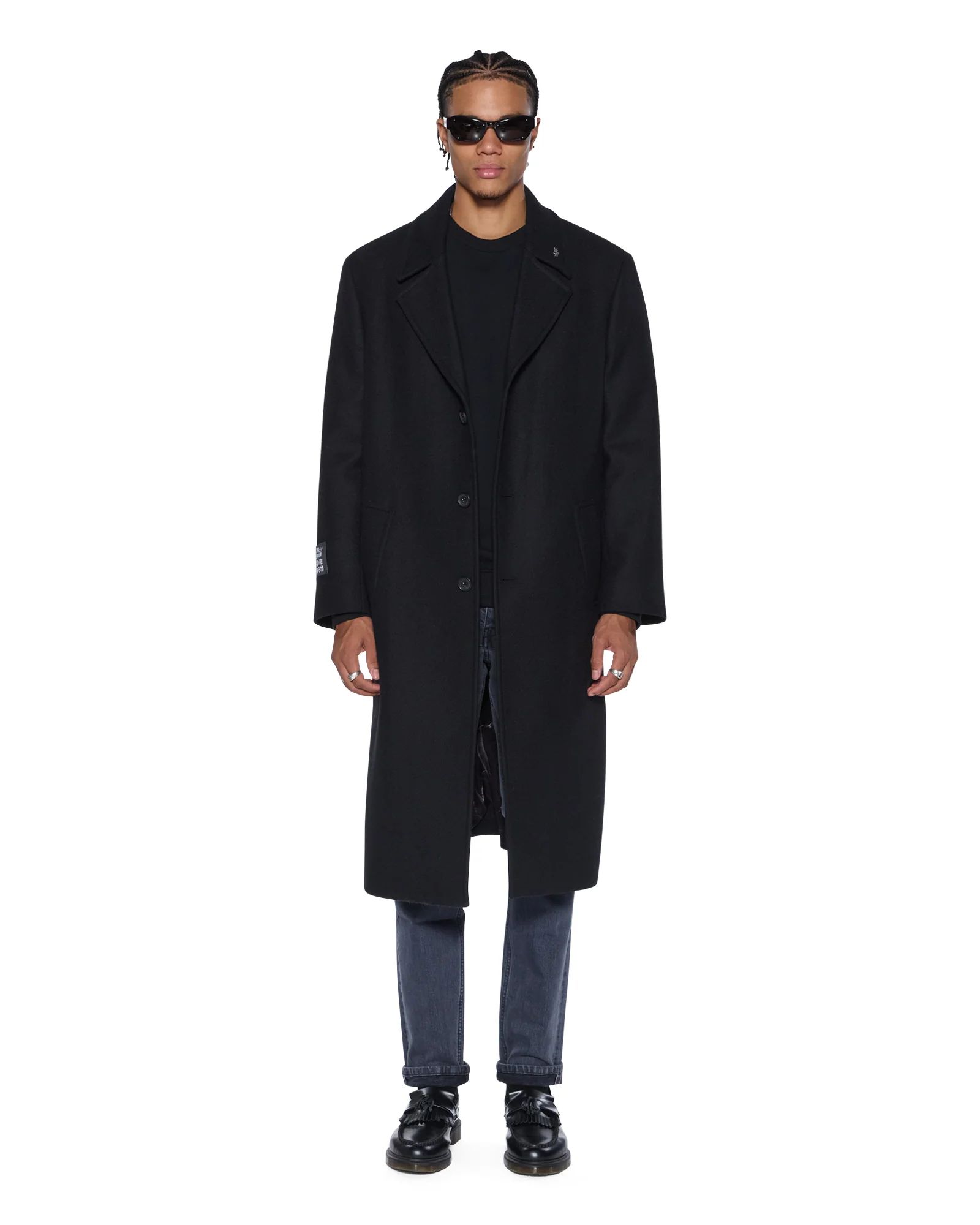 REDEMPTION WOOL COAT BLACK