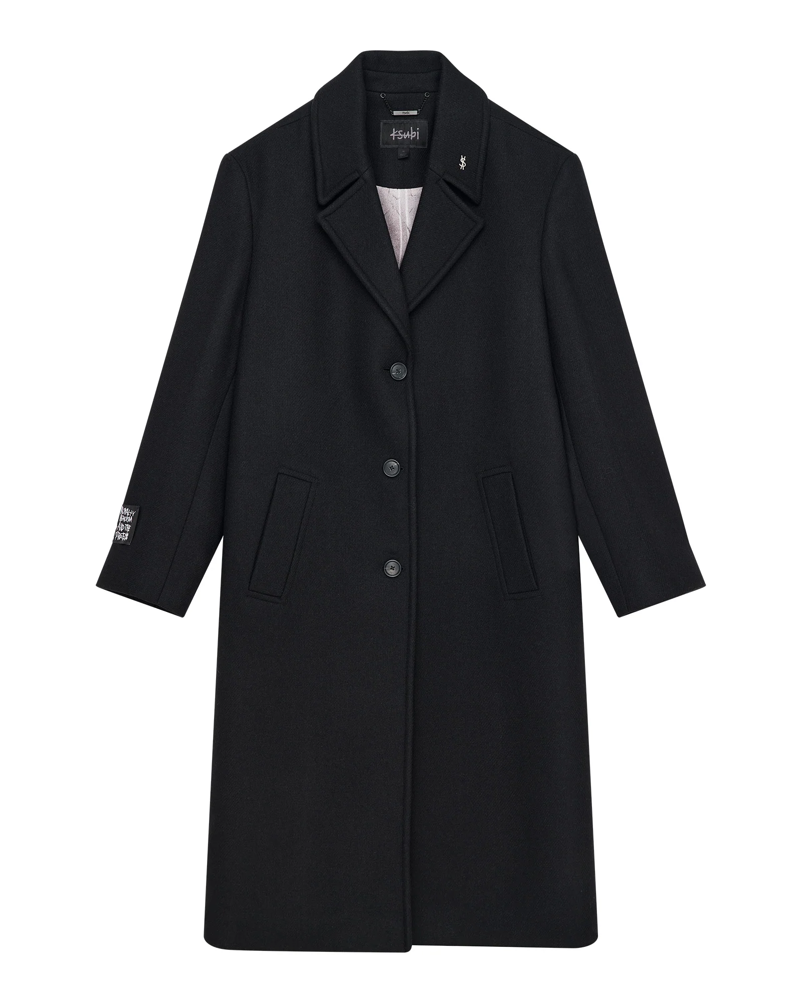 REDEMPTION WOOL COAT BLACK