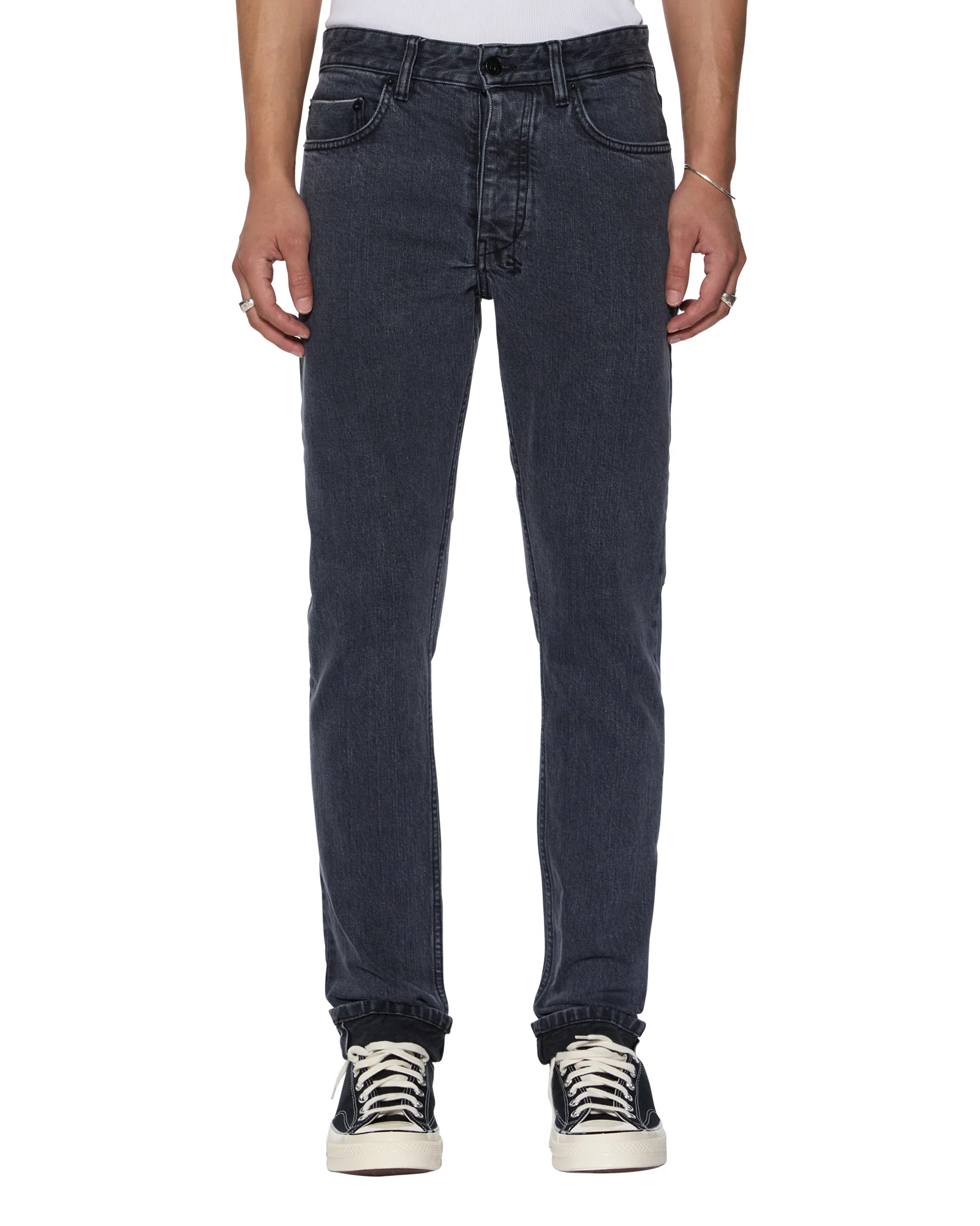CHITCH SELVEDGE NY BLACK