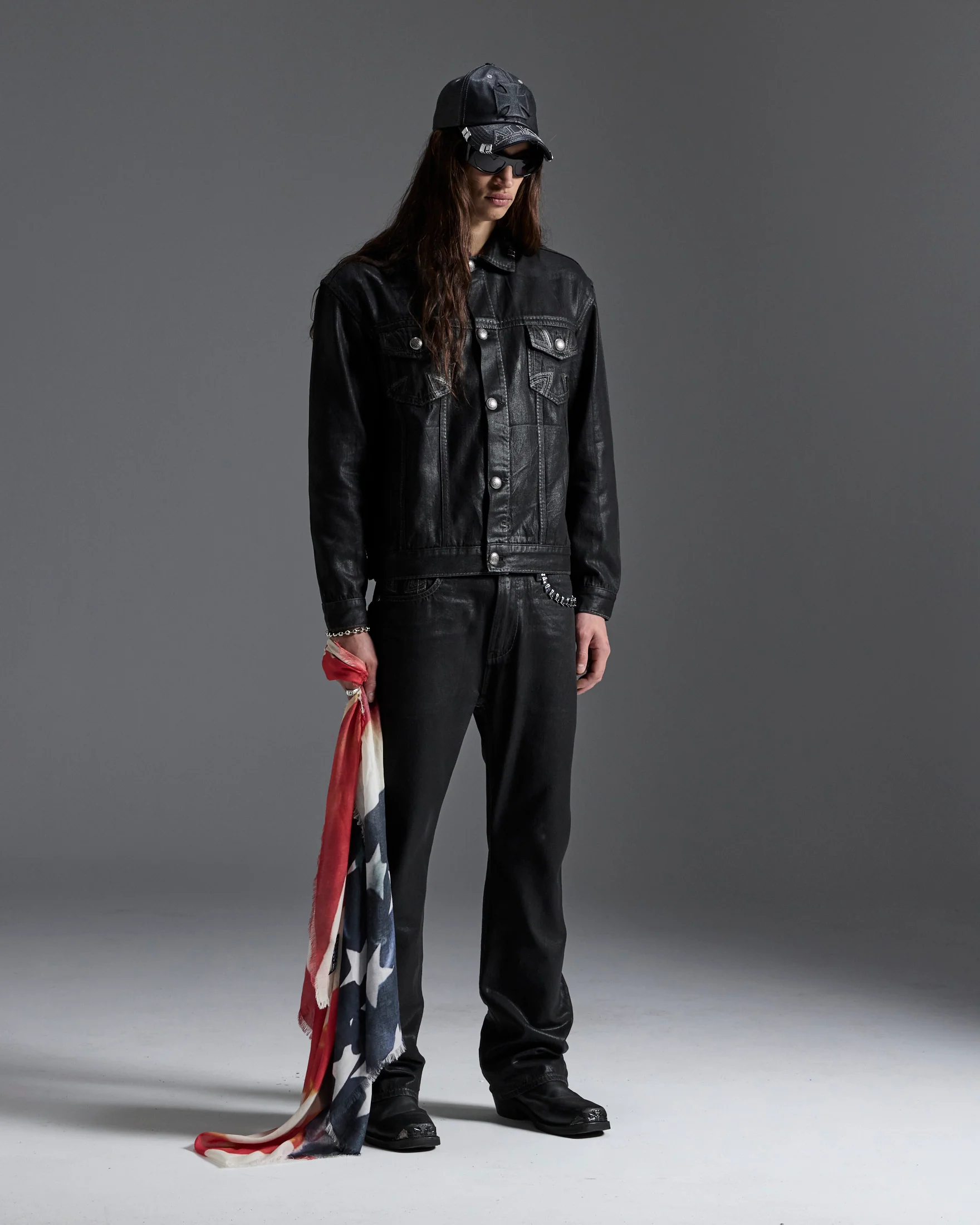 KSUBI X ALICE HOLLYWOOD OH G JACKET BLACK WAX