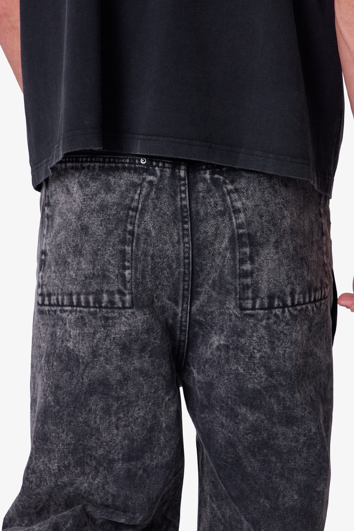 Baggy Moto Denim - Vintage Black