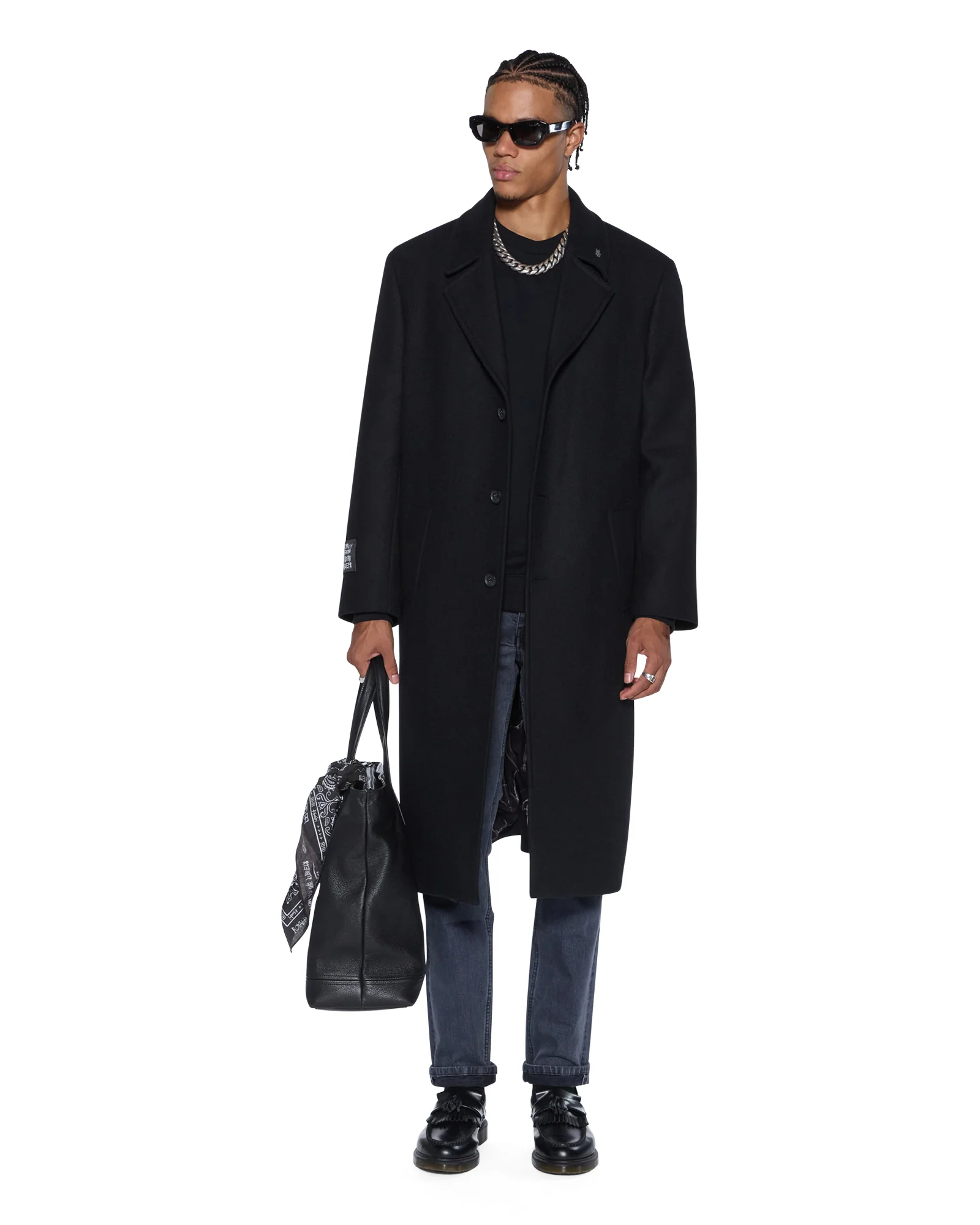 REDEMPTION WOOL COAT BLACK