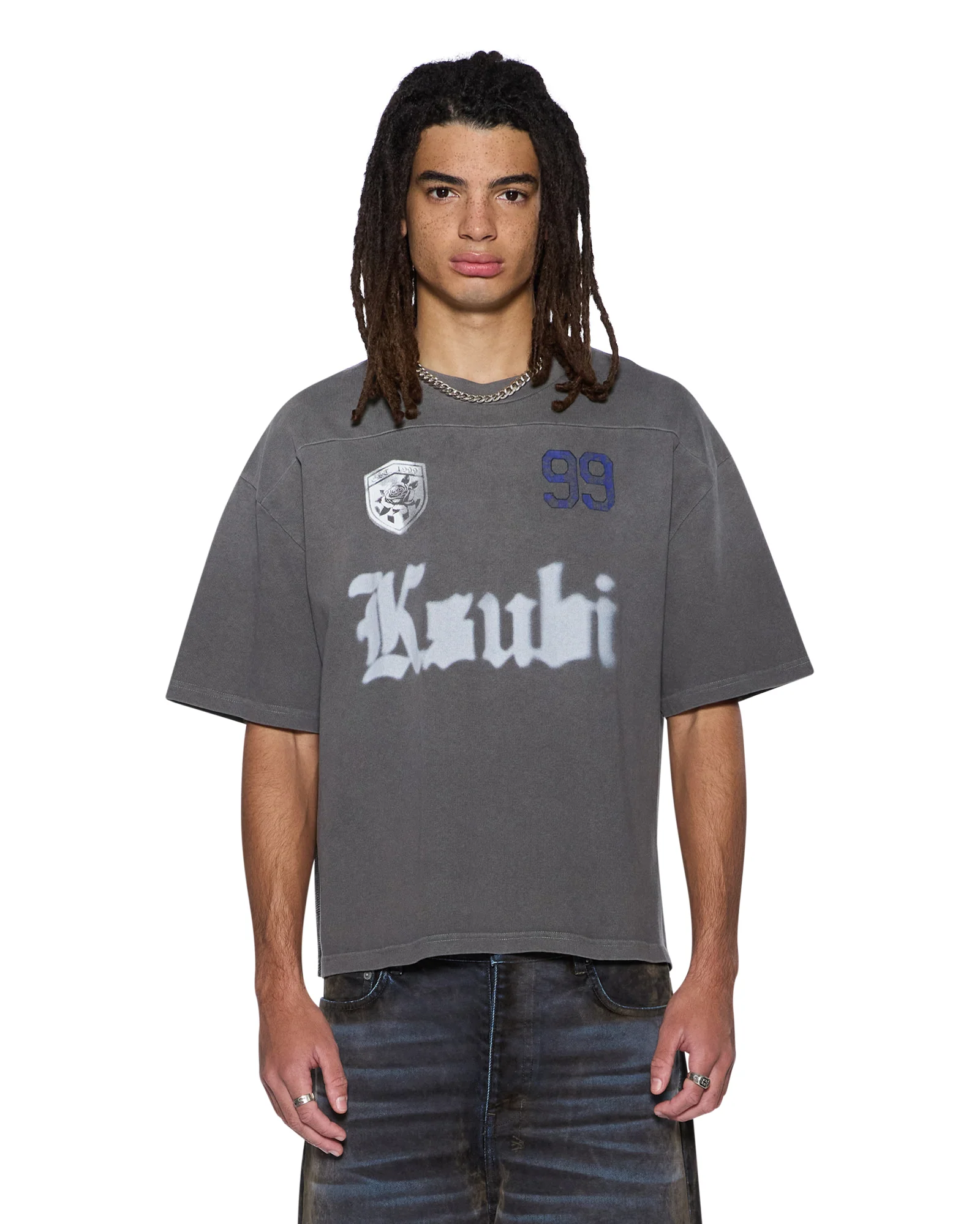UTOPIA HALEN RAGLAN SS TEE CHARCOAL