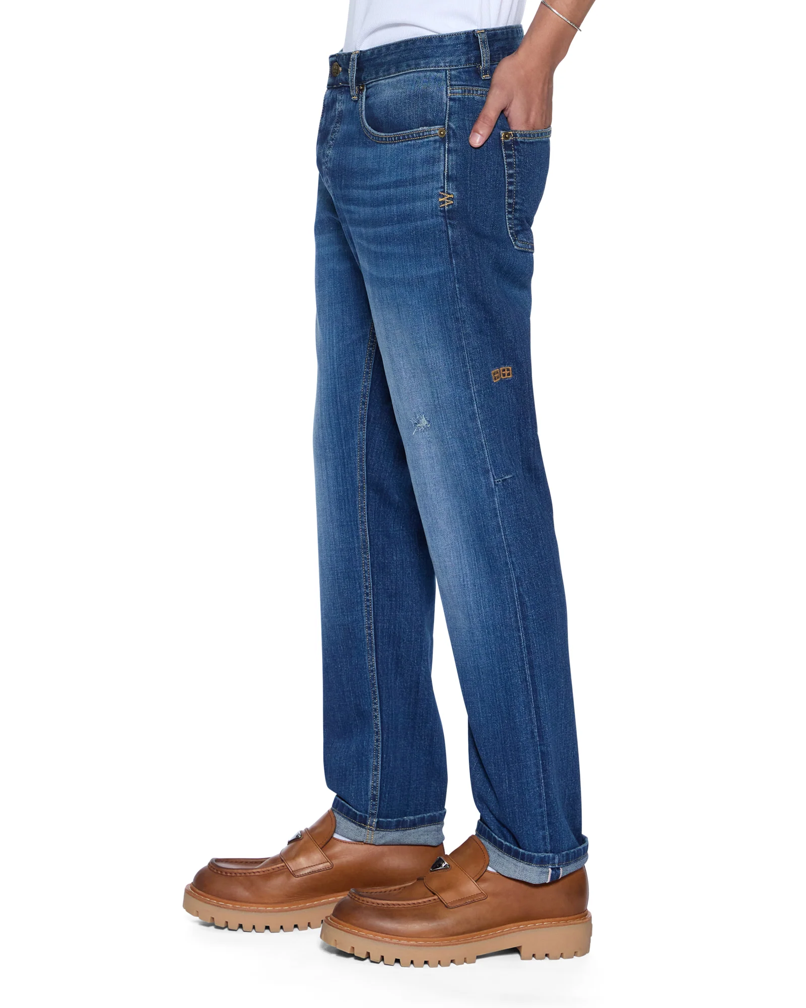 CHITCH SELVEDGE LA BLUE