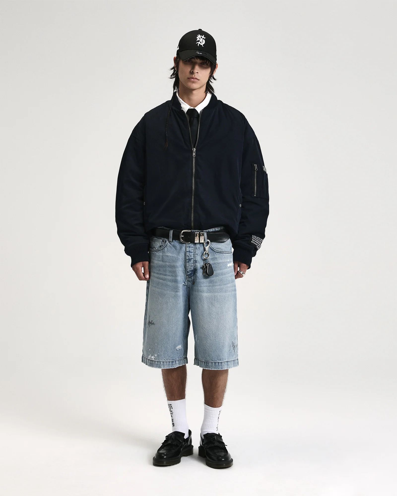 INTRUDER BOMBER JACKET NAVY