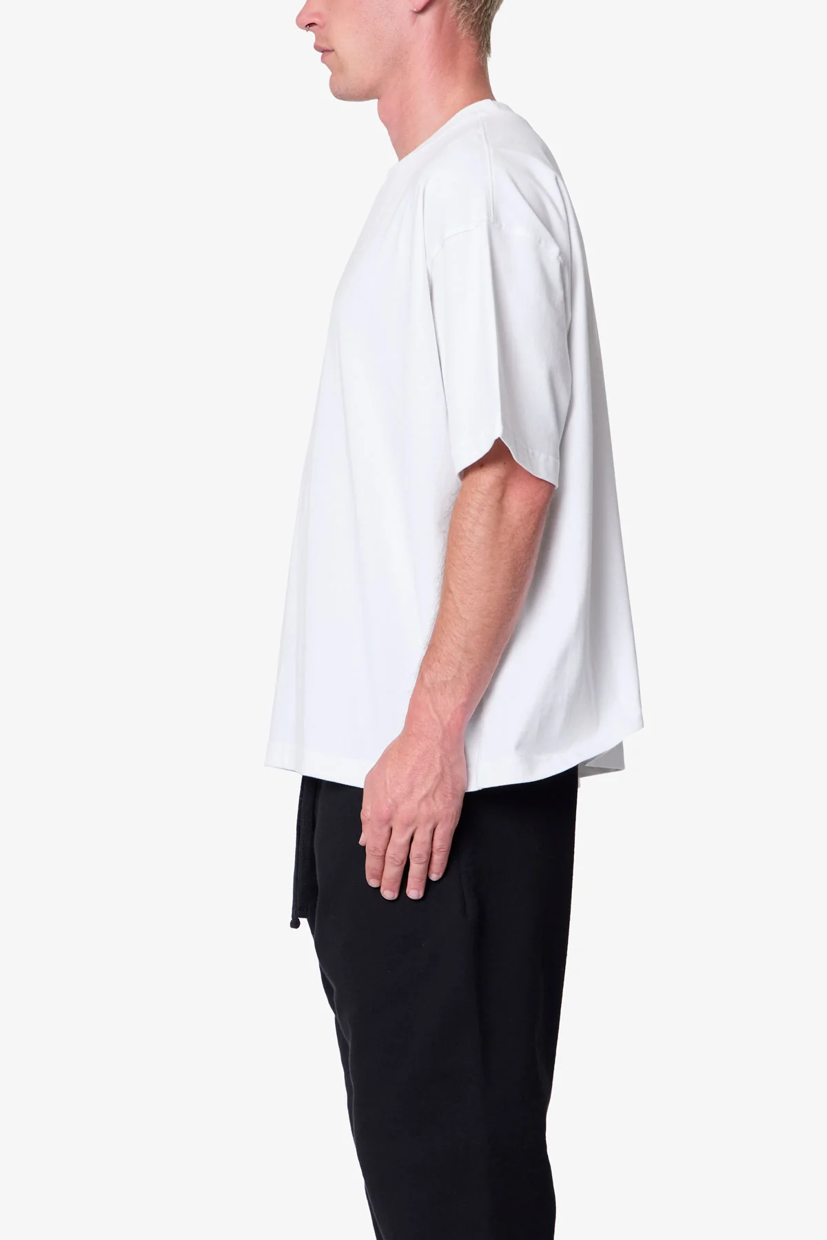 Heavy Basic Boxy Tee - White