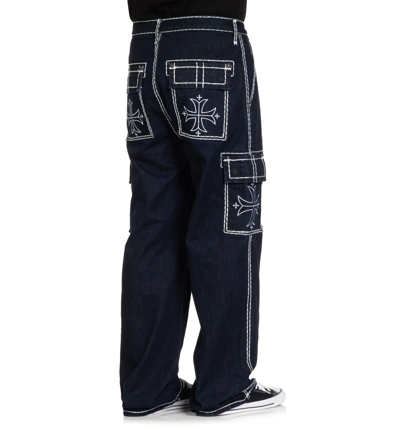 Wide Leg Cargo Jeans