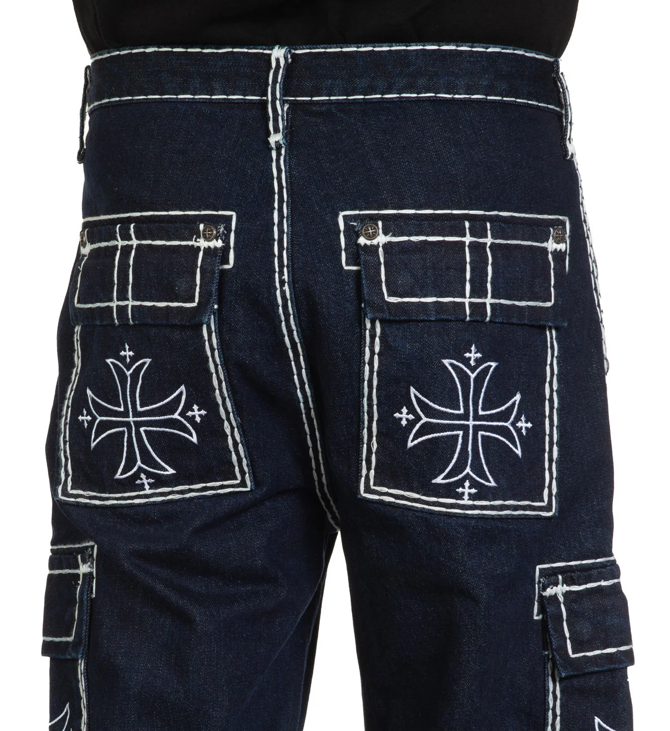 Wide Leg Cargo Jeans