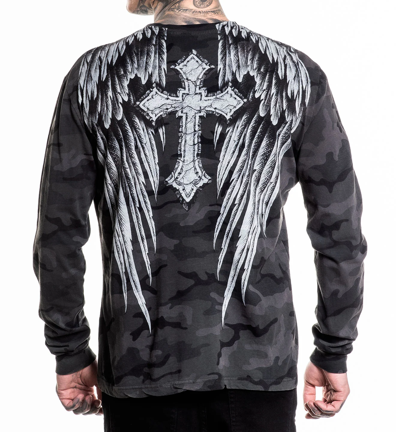 Crossed Over LS Tee