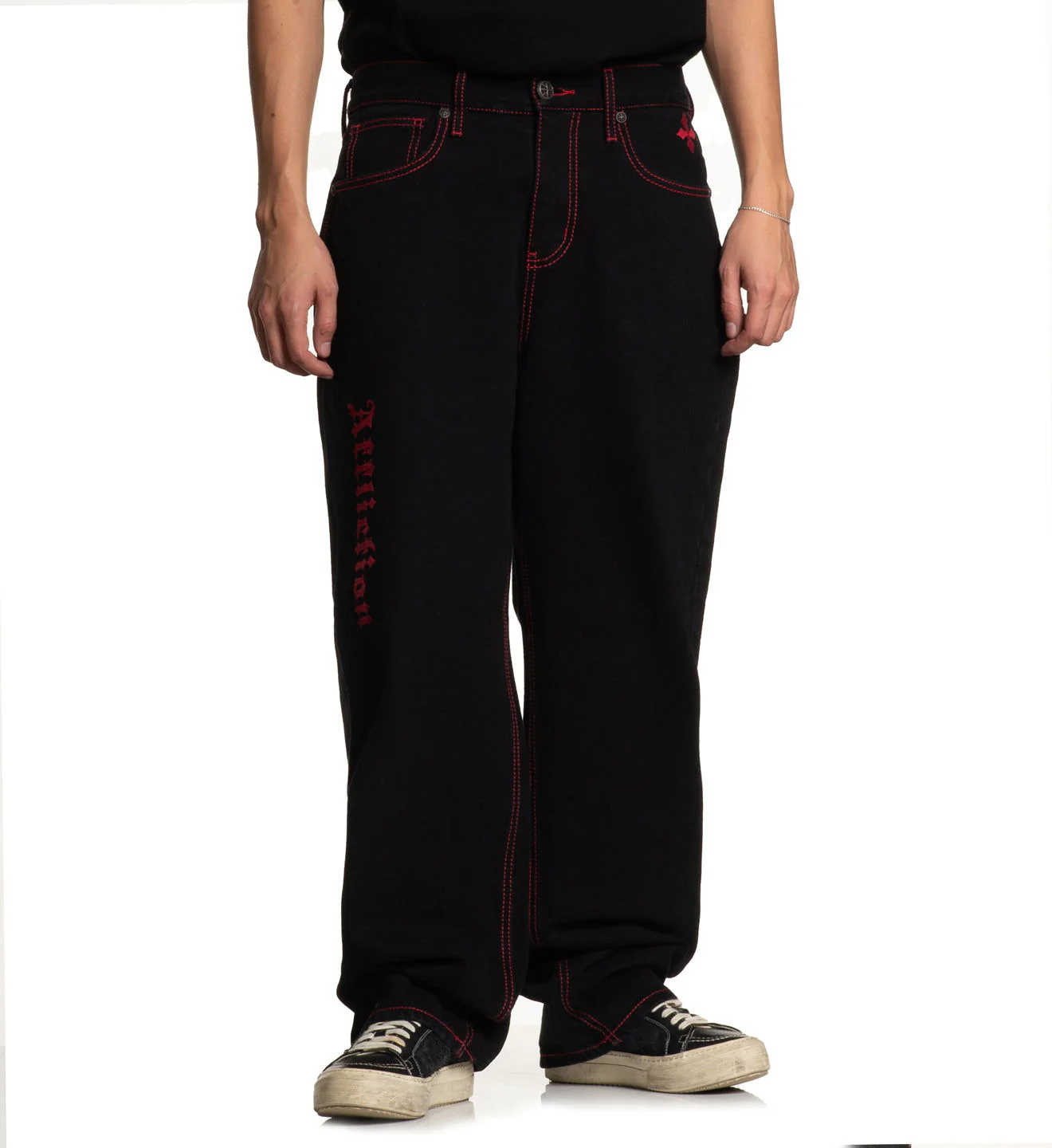 Wide Leg Wings Jeans