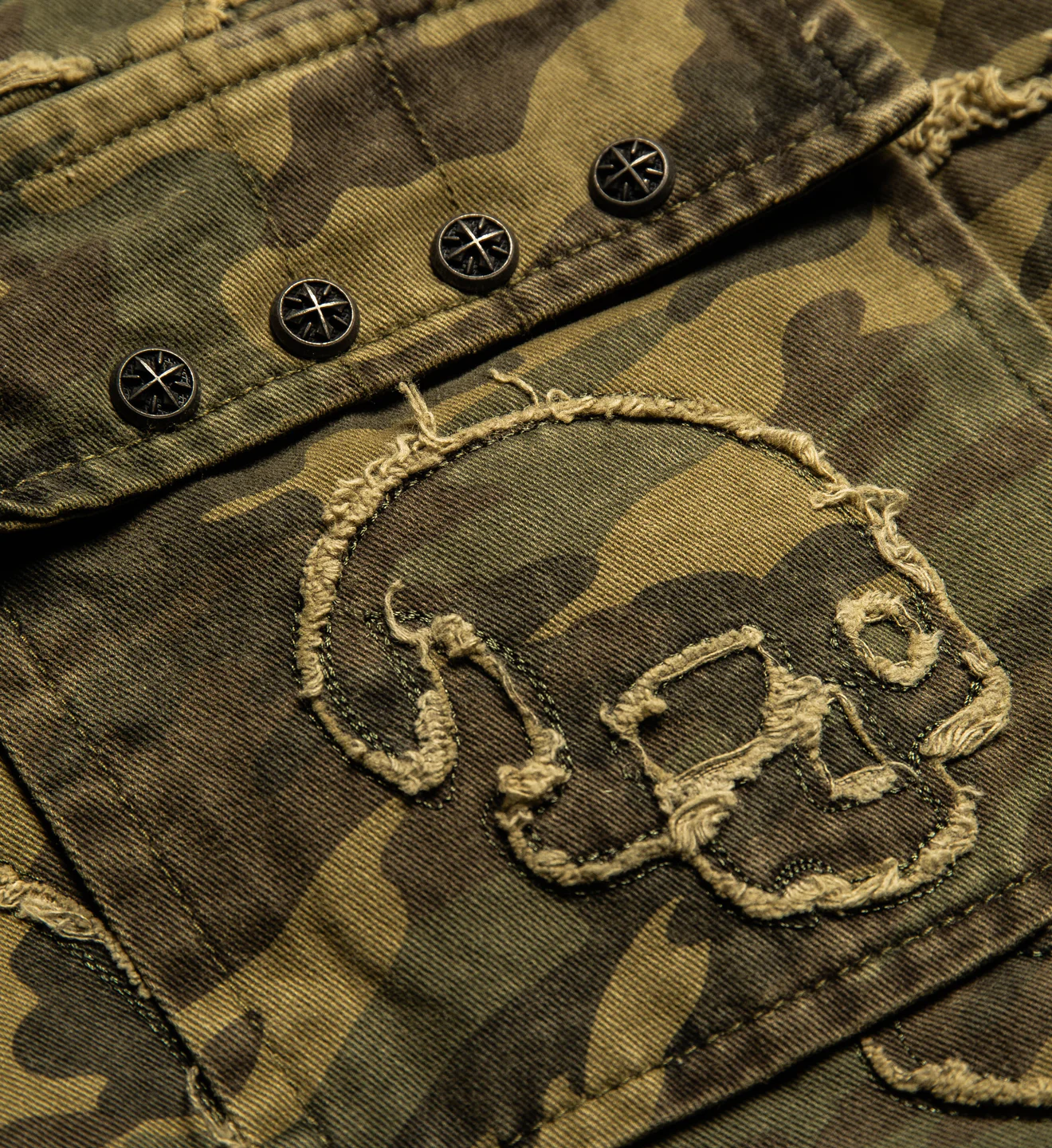 Skull Camo Denim