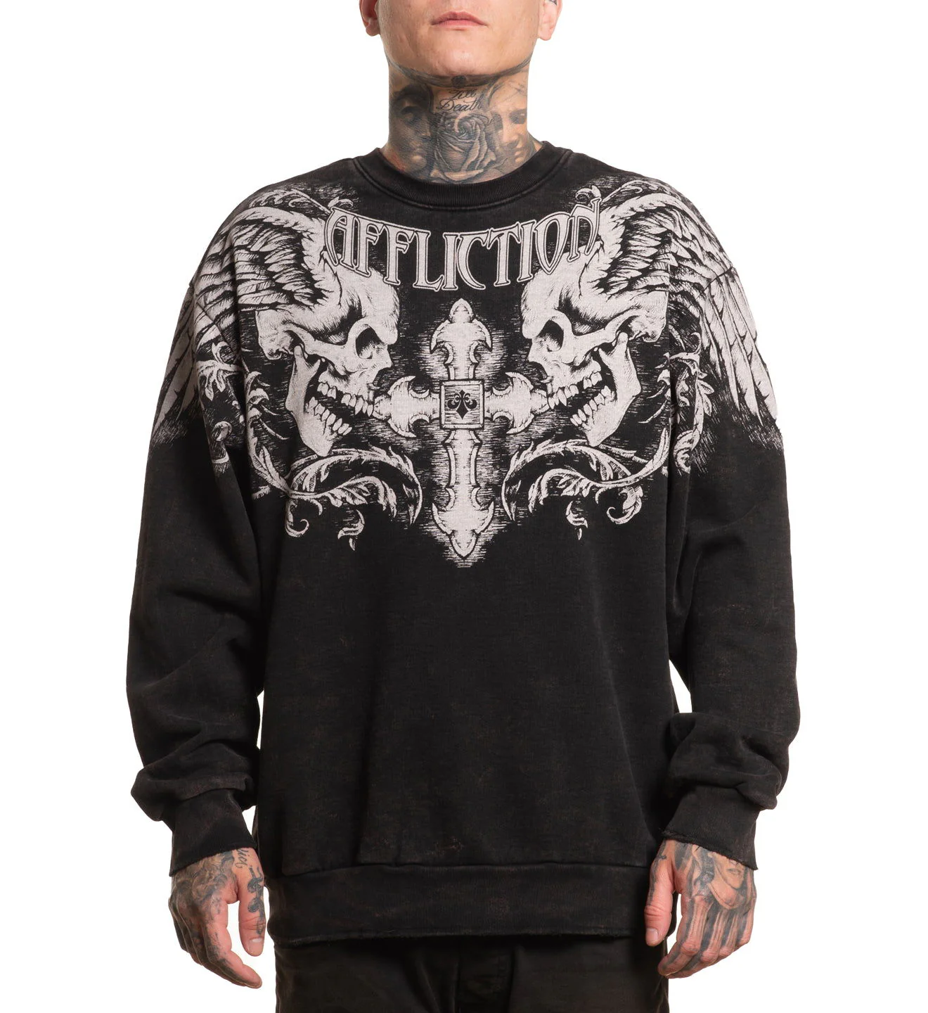 Winged Up LS Crewneck