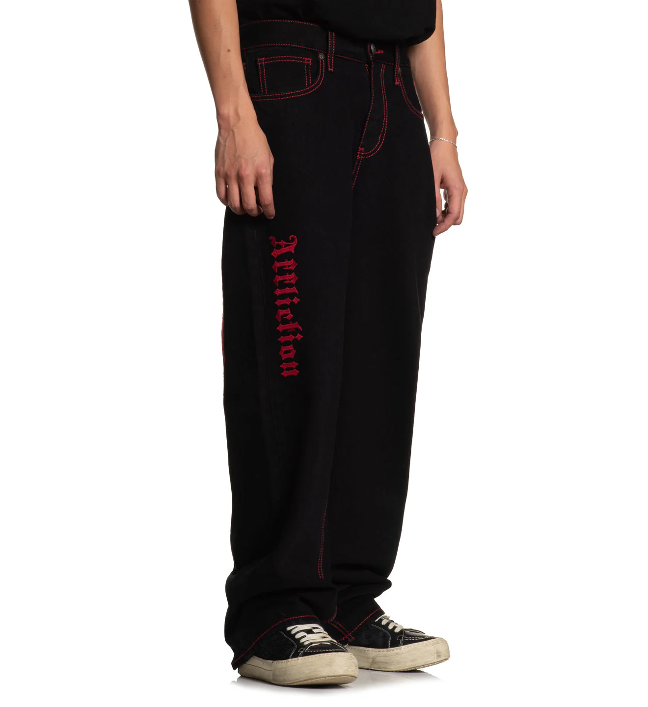 Wide Leg Wings Jeans