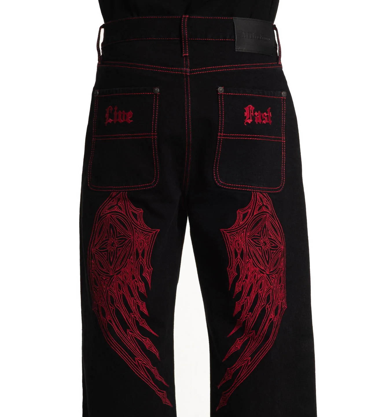 Wide Leg Wings Jeans