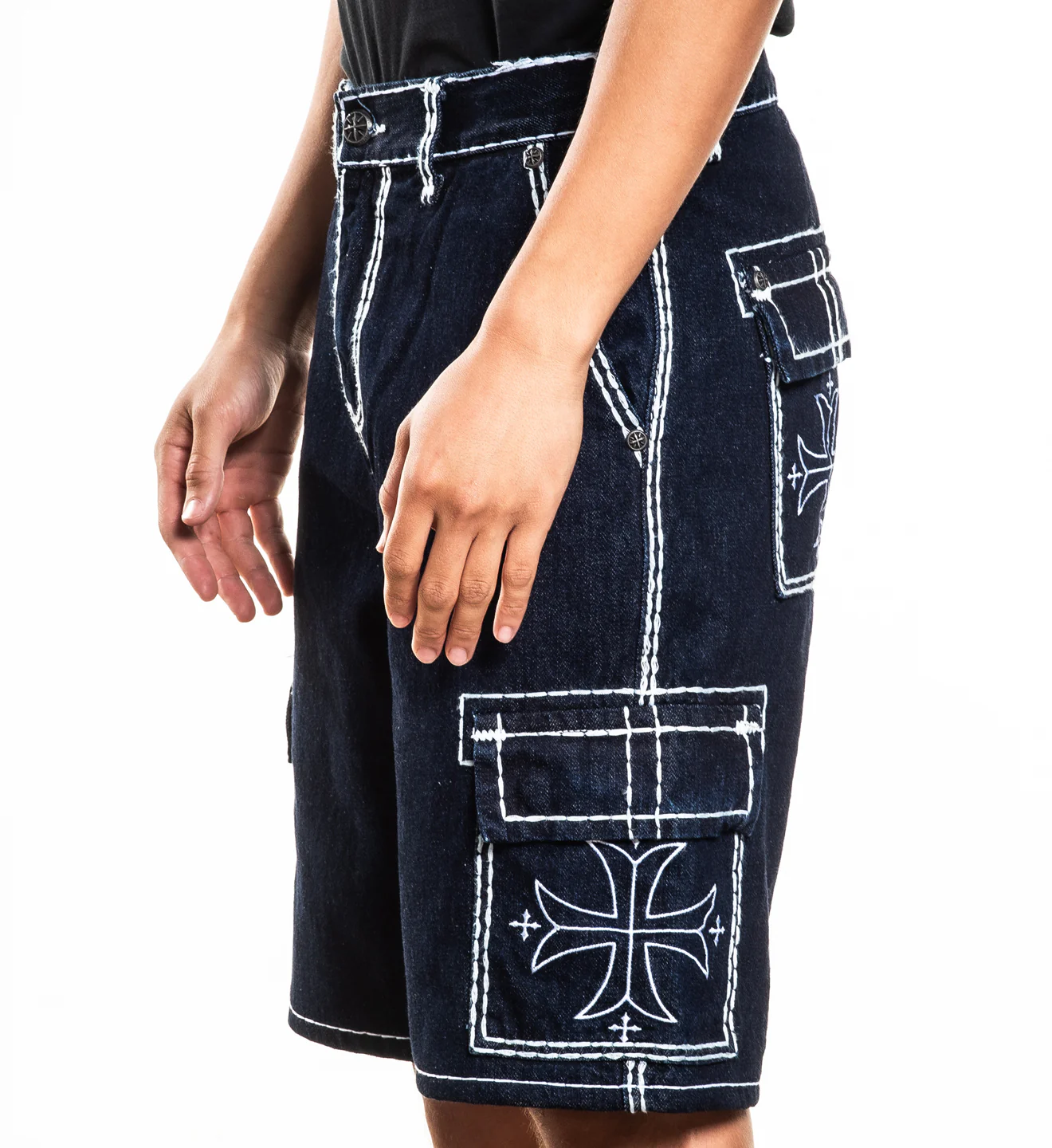 Wide Leg Cargo Short