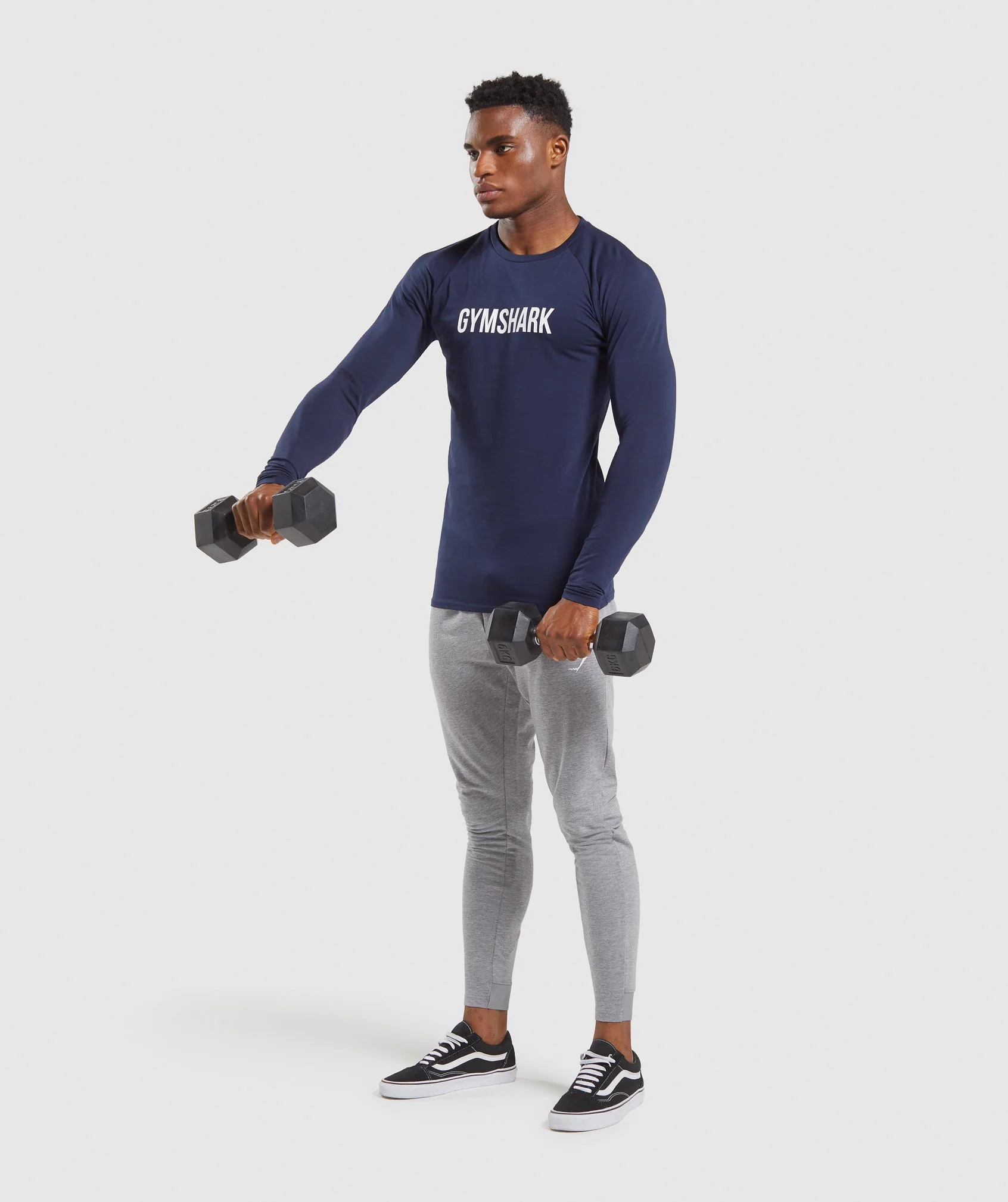 Gymshark Apollo Long Sleeve T-Shirt - Dark Blue