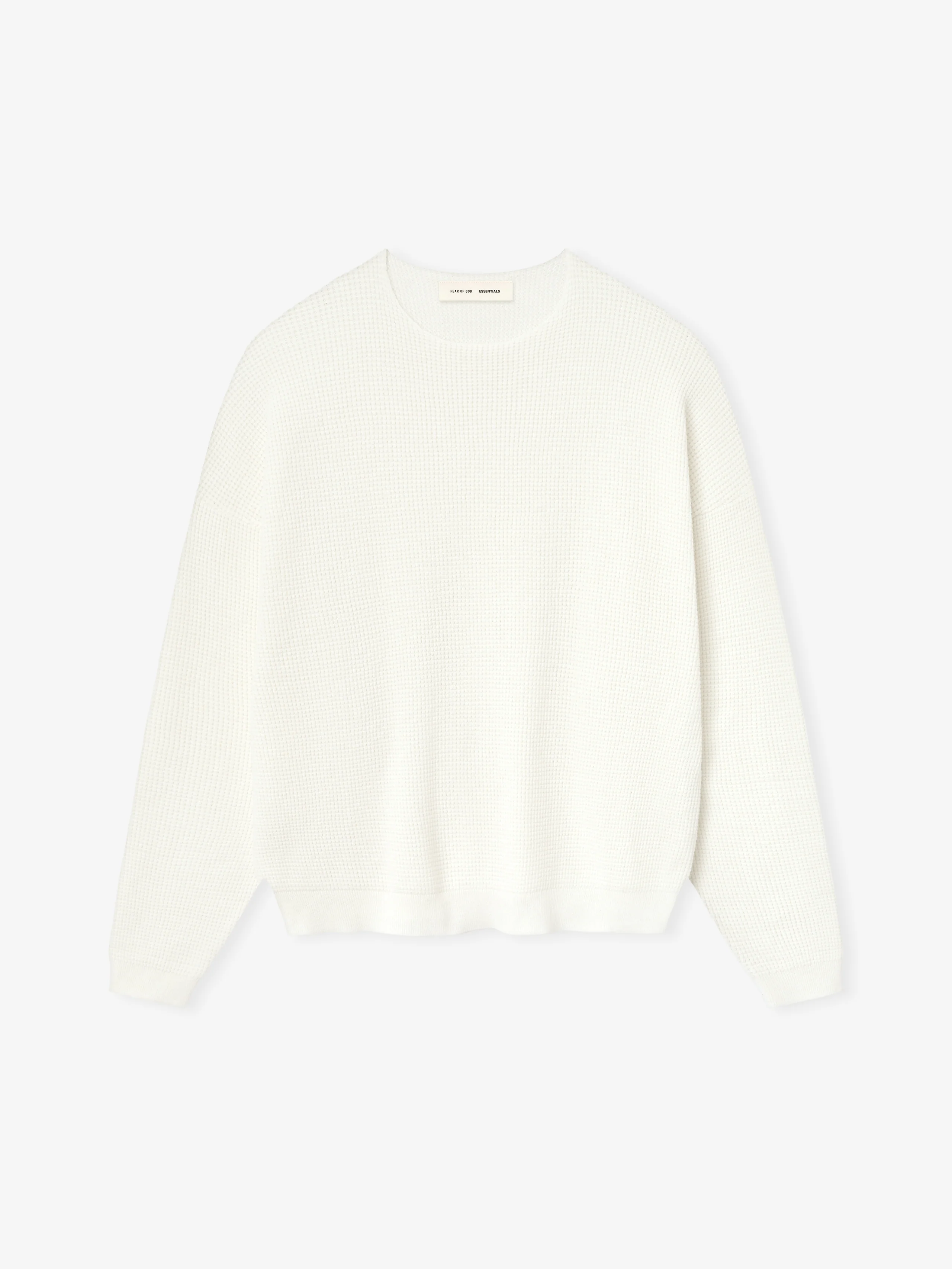 Waffle Crewneck Sweater
