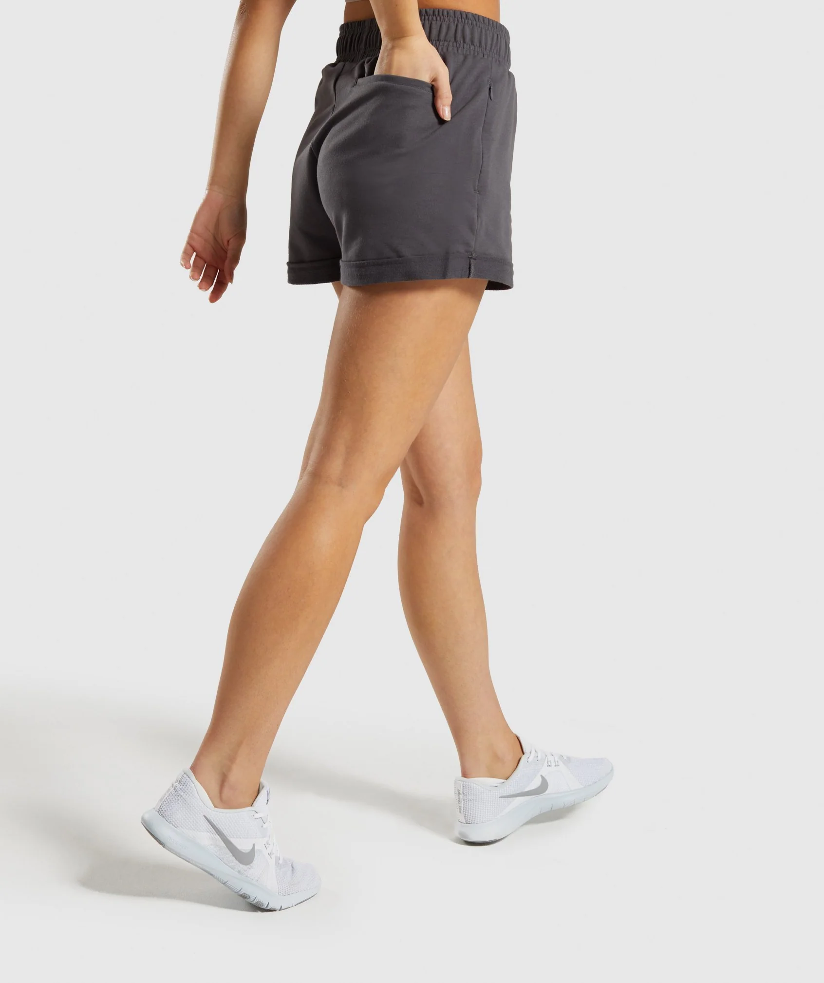 Gymshark Ark High Waisted Shorts - Grey