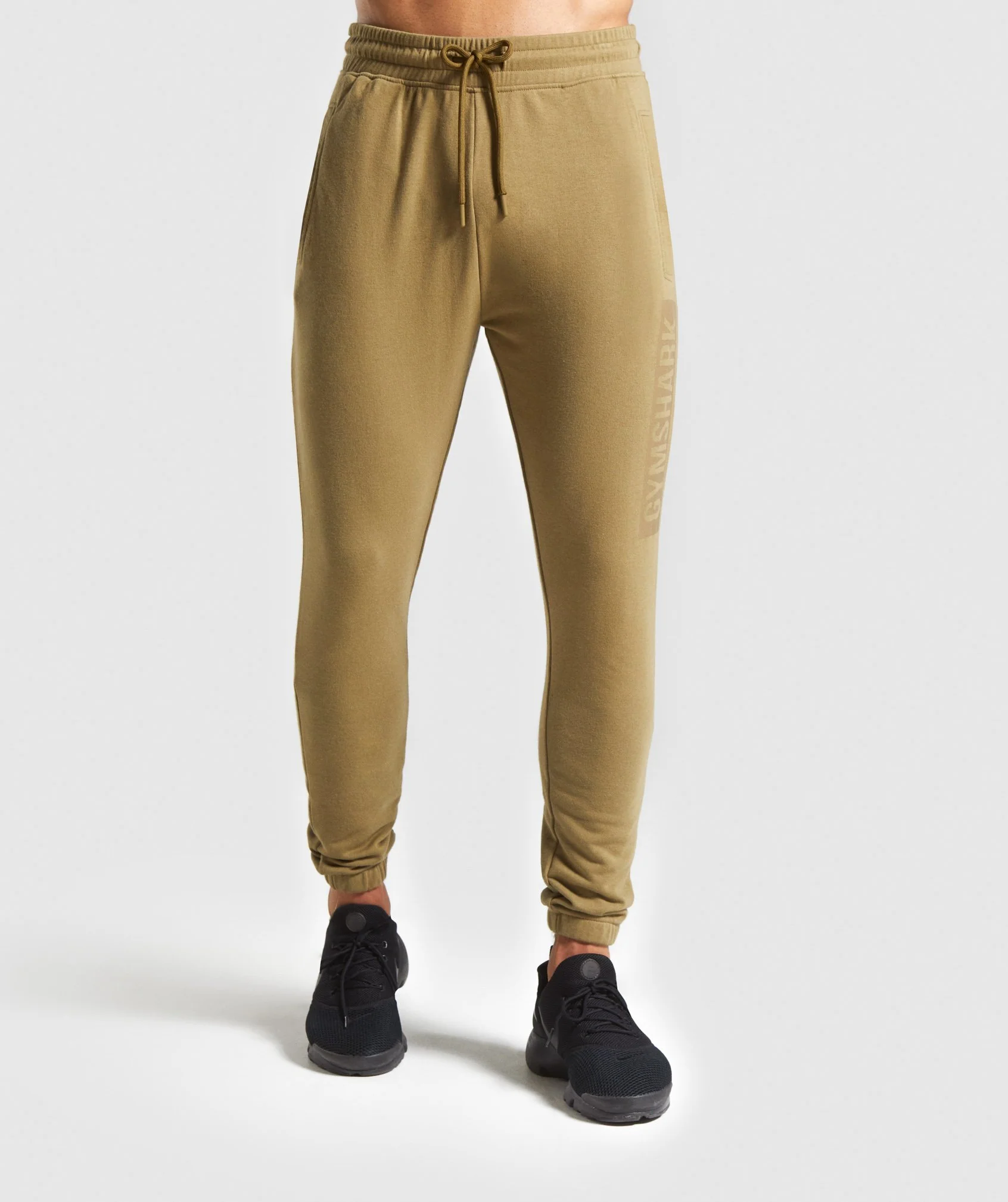 Gymshark Block Joggers - Khaki