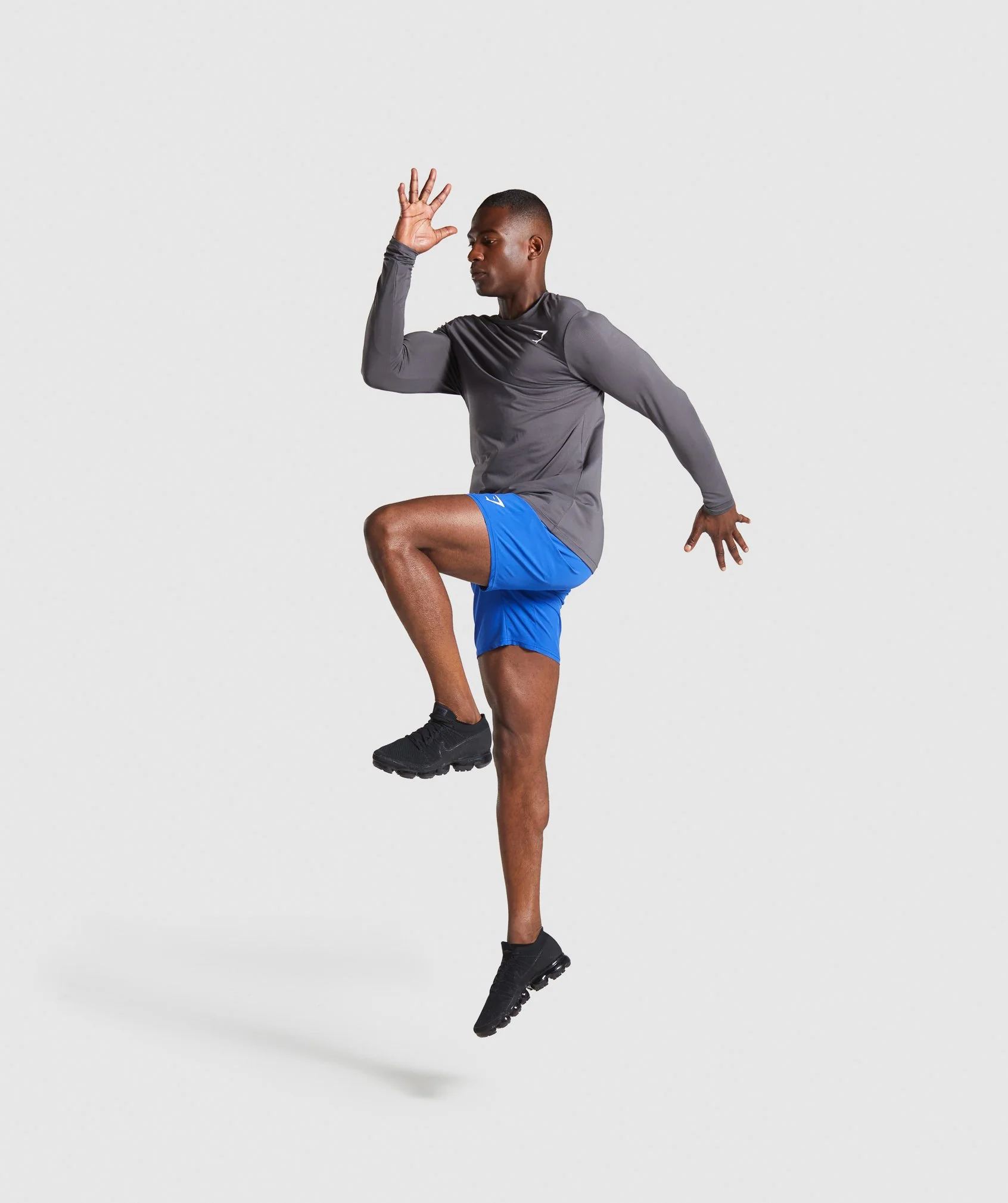 Gymshark Arrival Long Sleeve T-Shirt - Charcoal