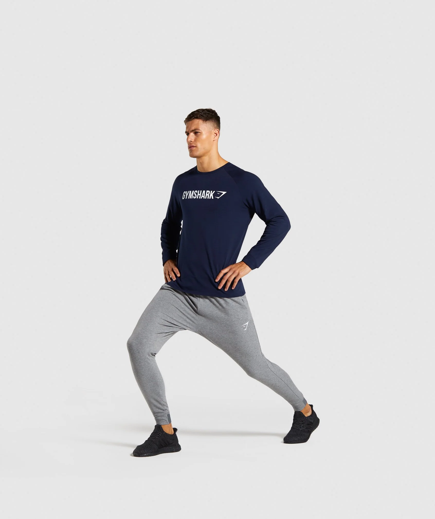 Gymshark Apollo Long Sleeve T-Shirt - Dark Blue