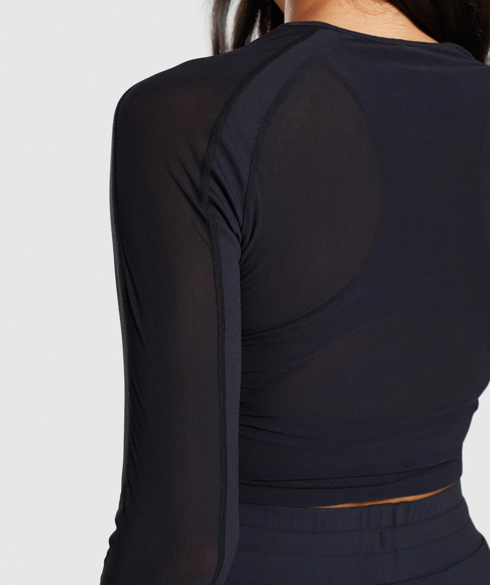 Gymshark Aura Crop Top - Black