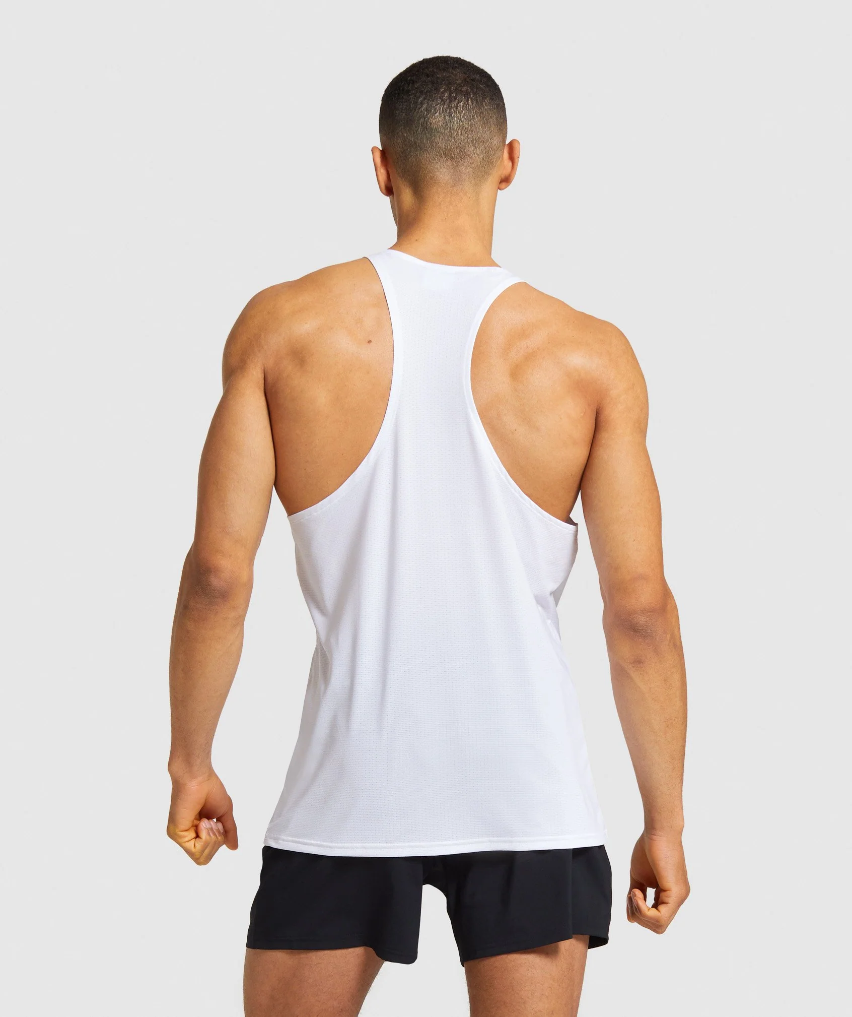 Gymshark Arrival Stringer - White