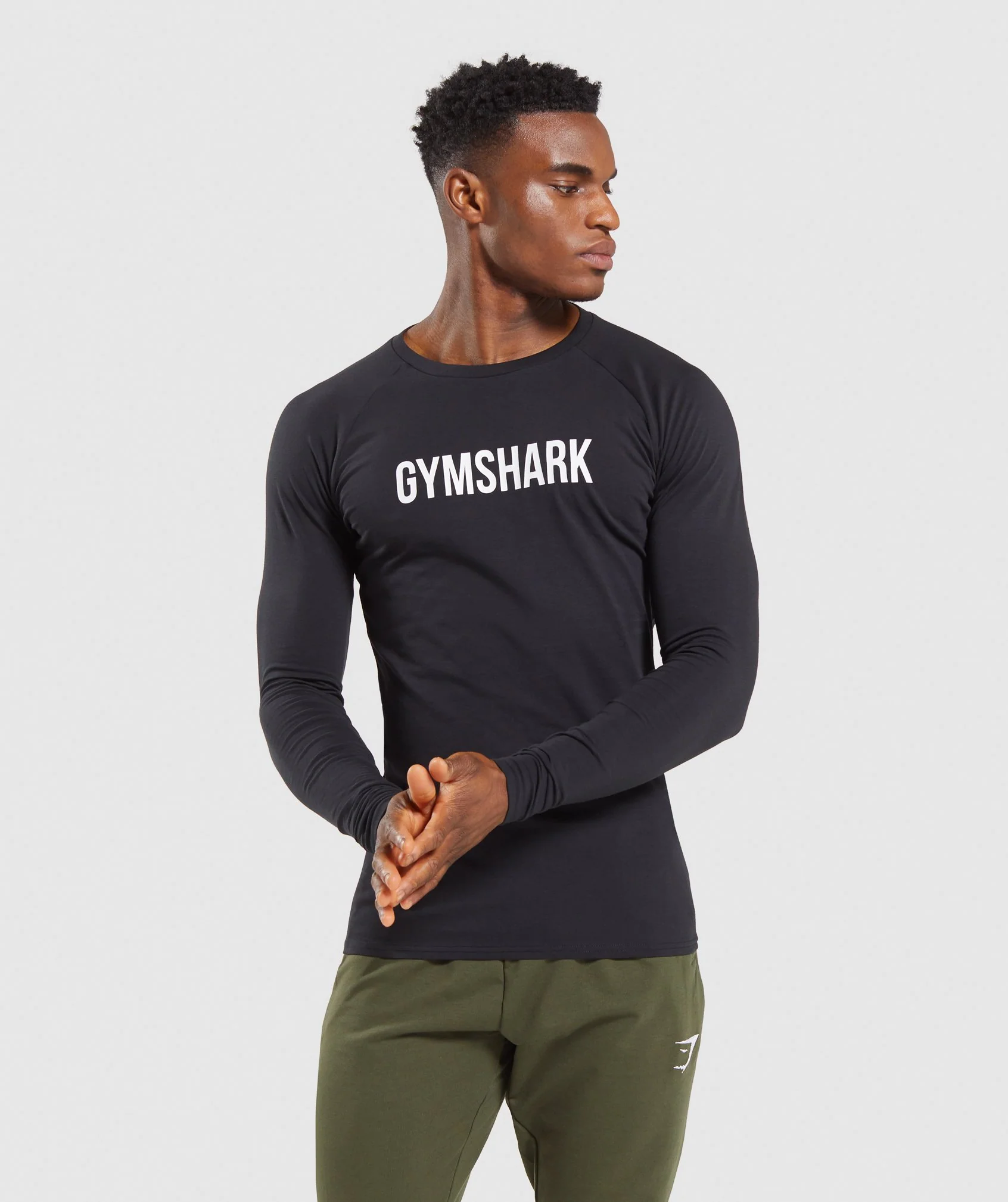 Gymshark Apollo Long Sleeve T-Shirt - Black