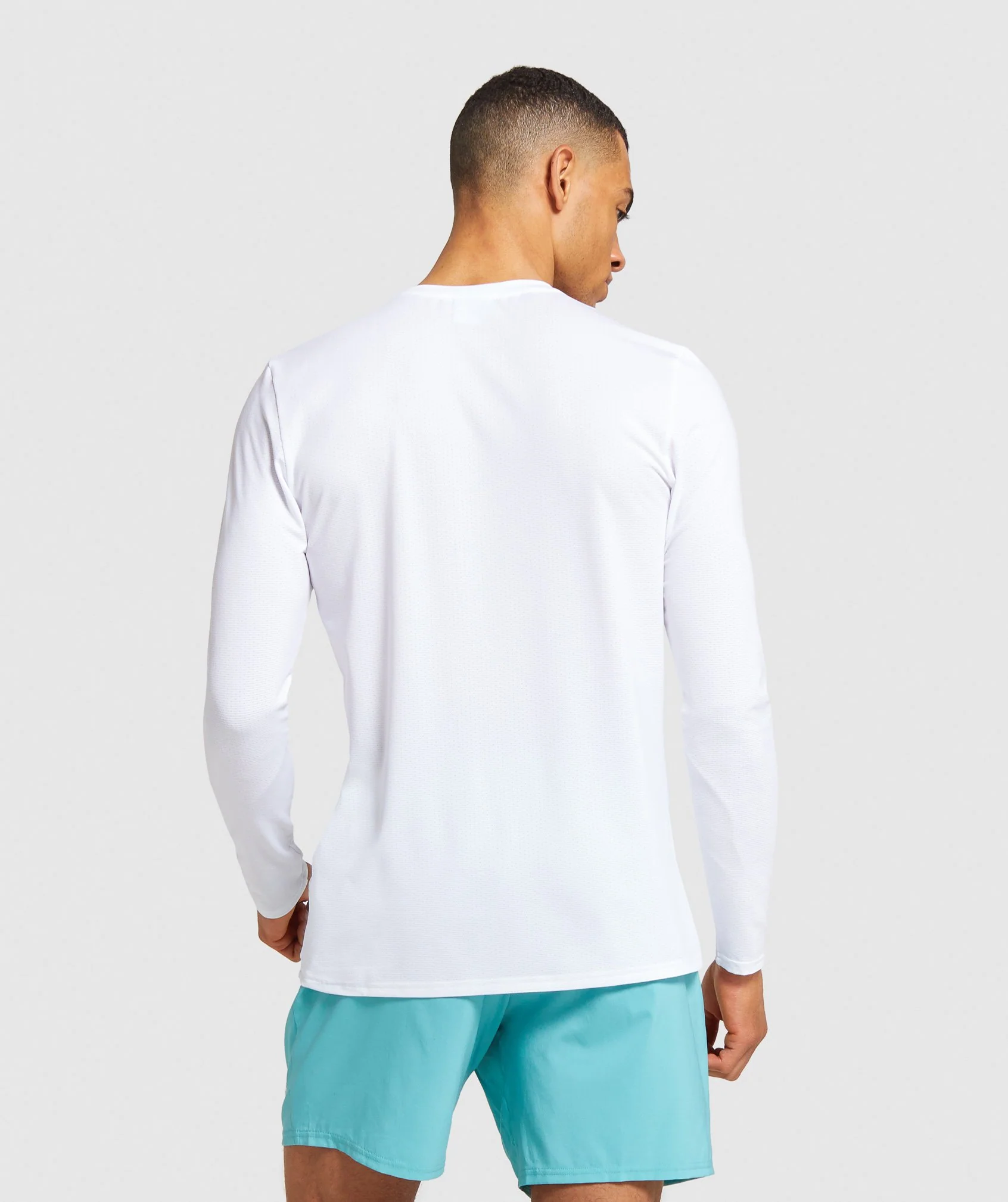 Gymshark Arrival Long Sleeve T-Shirt - White