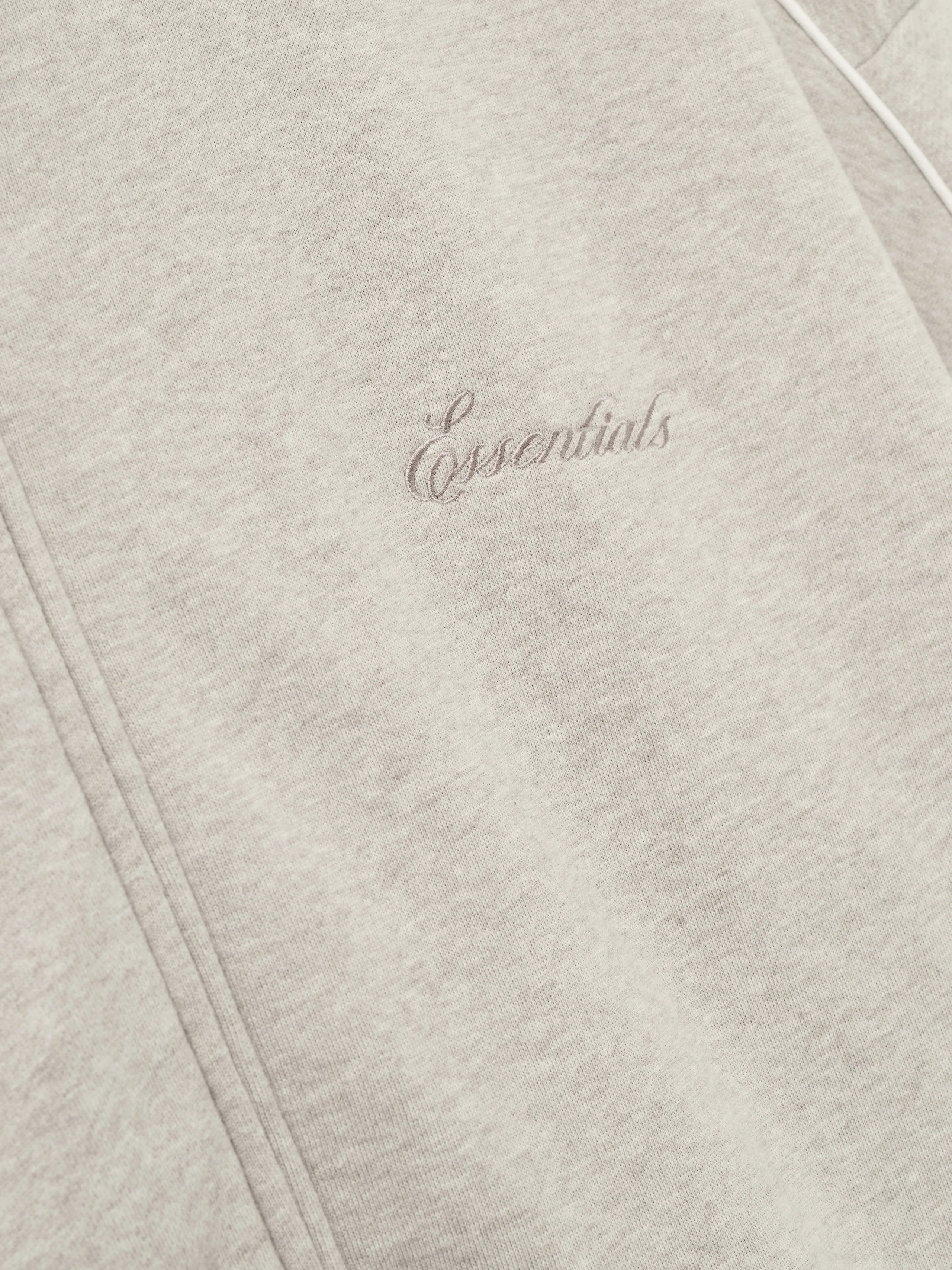 Modern Fleece Track Jacket With Piping