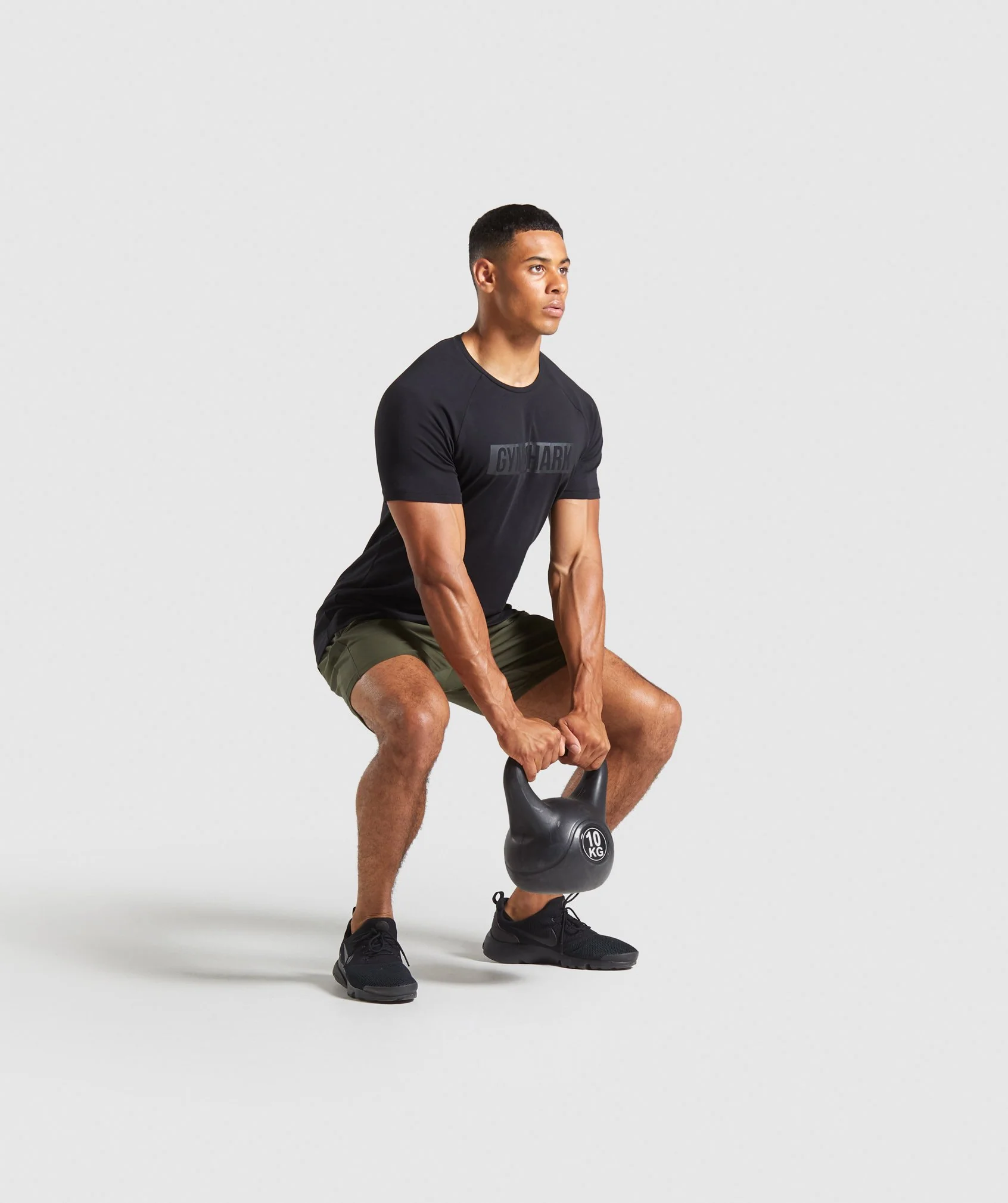 Gymshark Block T-Shirt - Black/Black