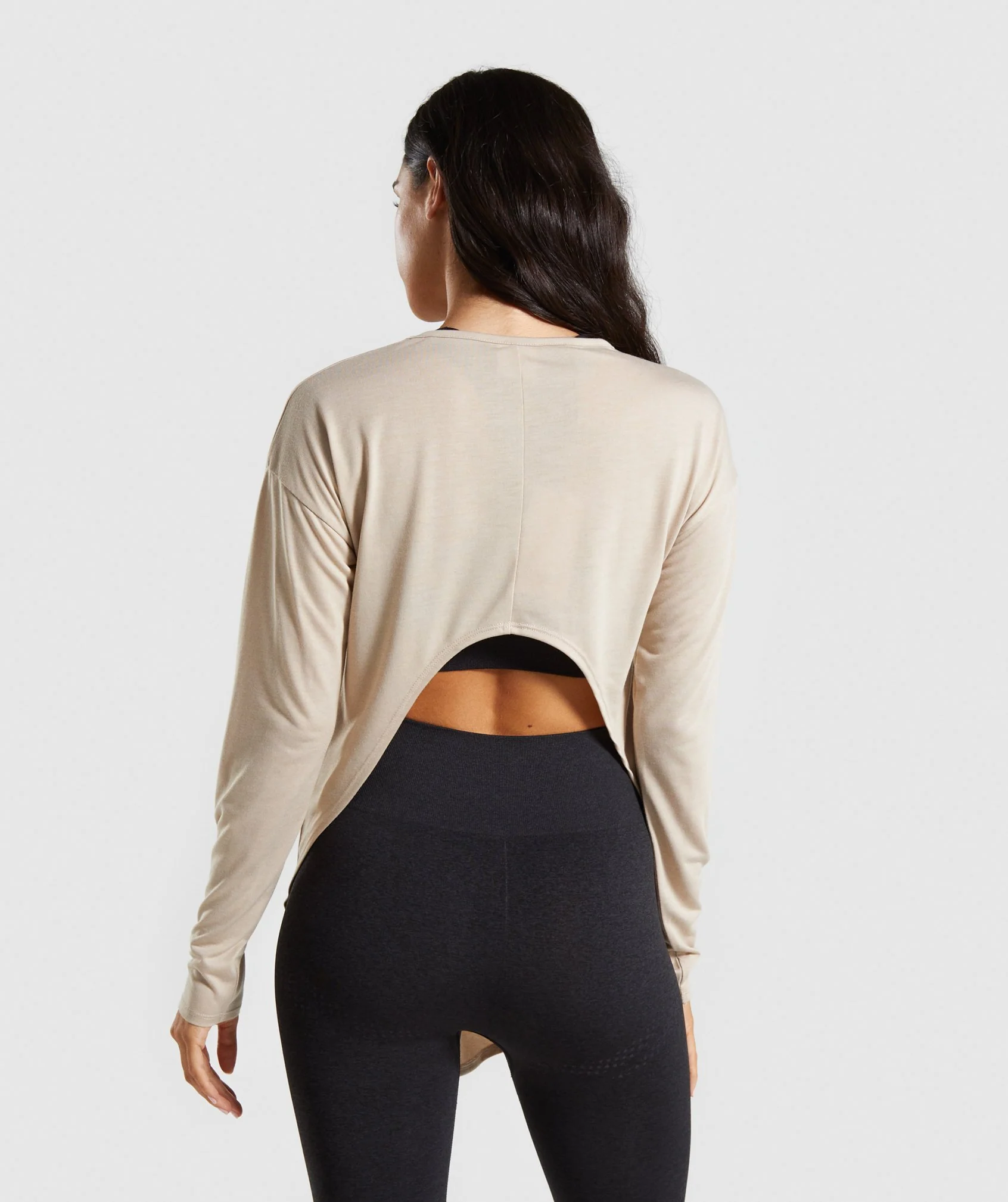 Gymshark Ark Long Sleeve Top - Sand