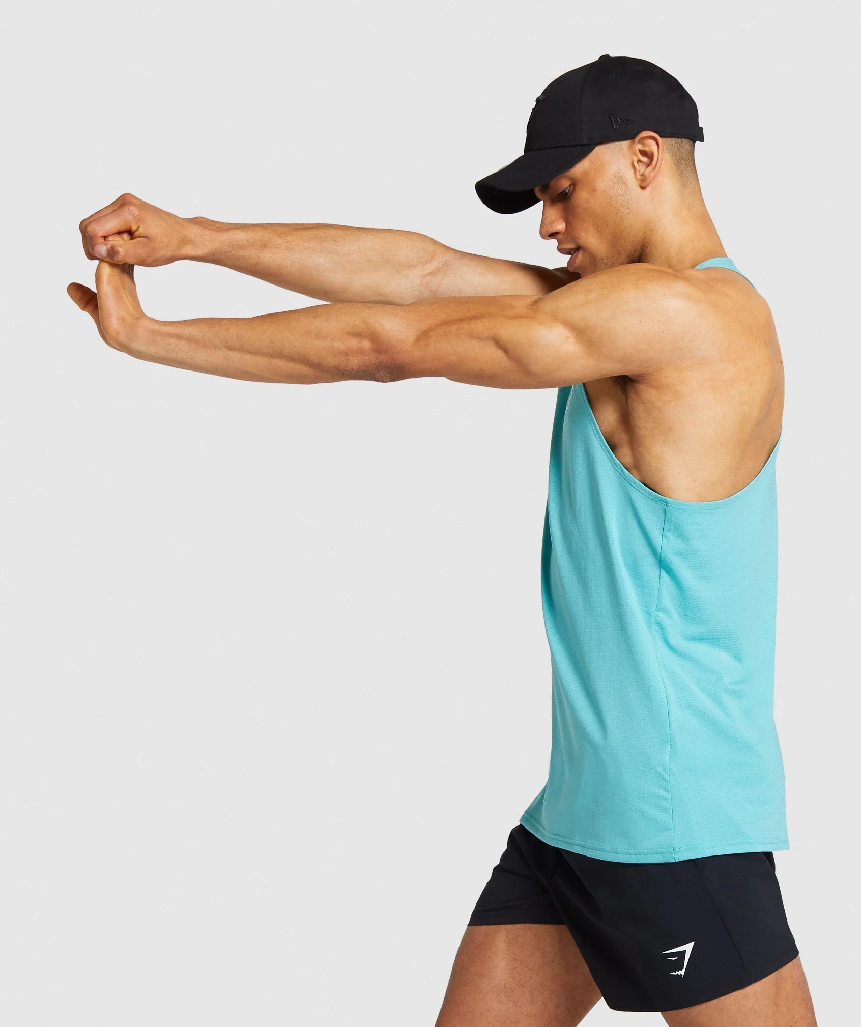 Gymshark Arrival Stringer - Light Blue