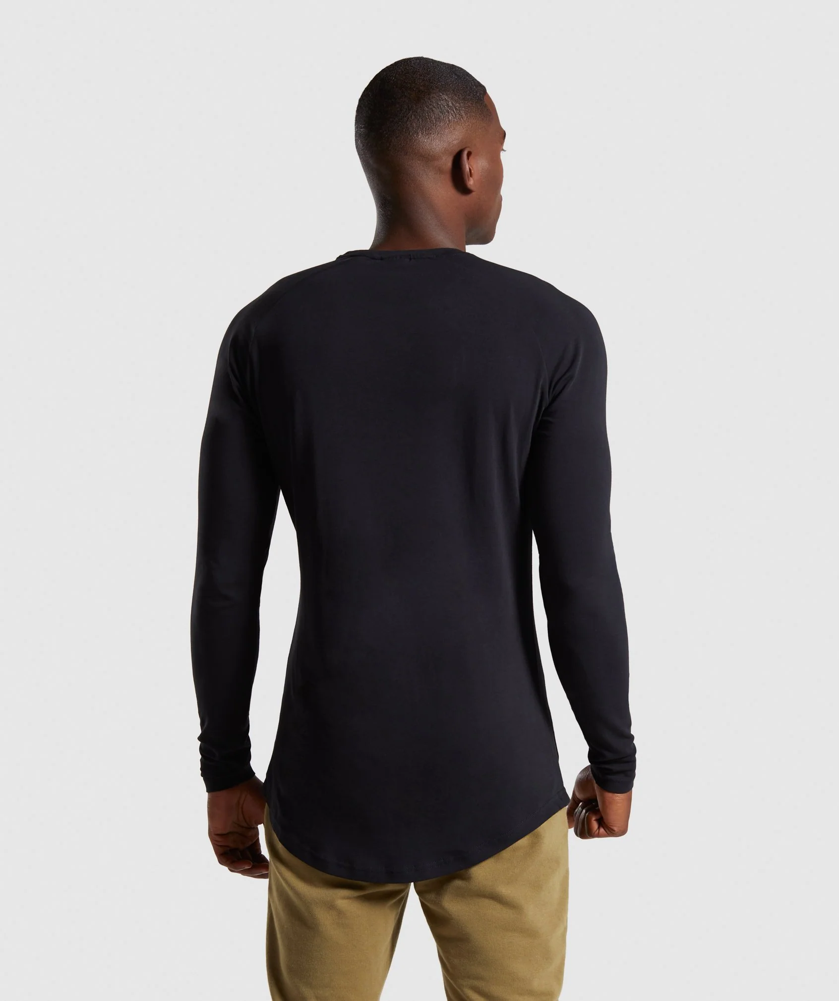 Gymshark Block Long Sleeve T-Shirt - Black/Black