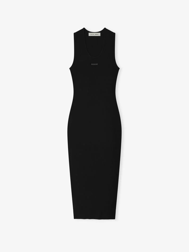 Womens Rib Tank Dress