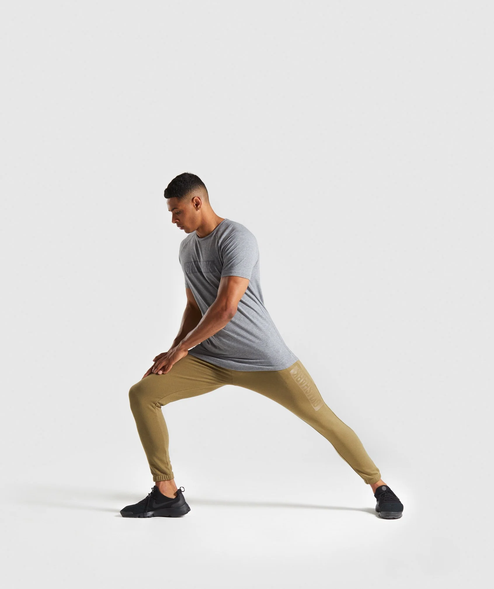 Gymshark Block Joggers - Khaki