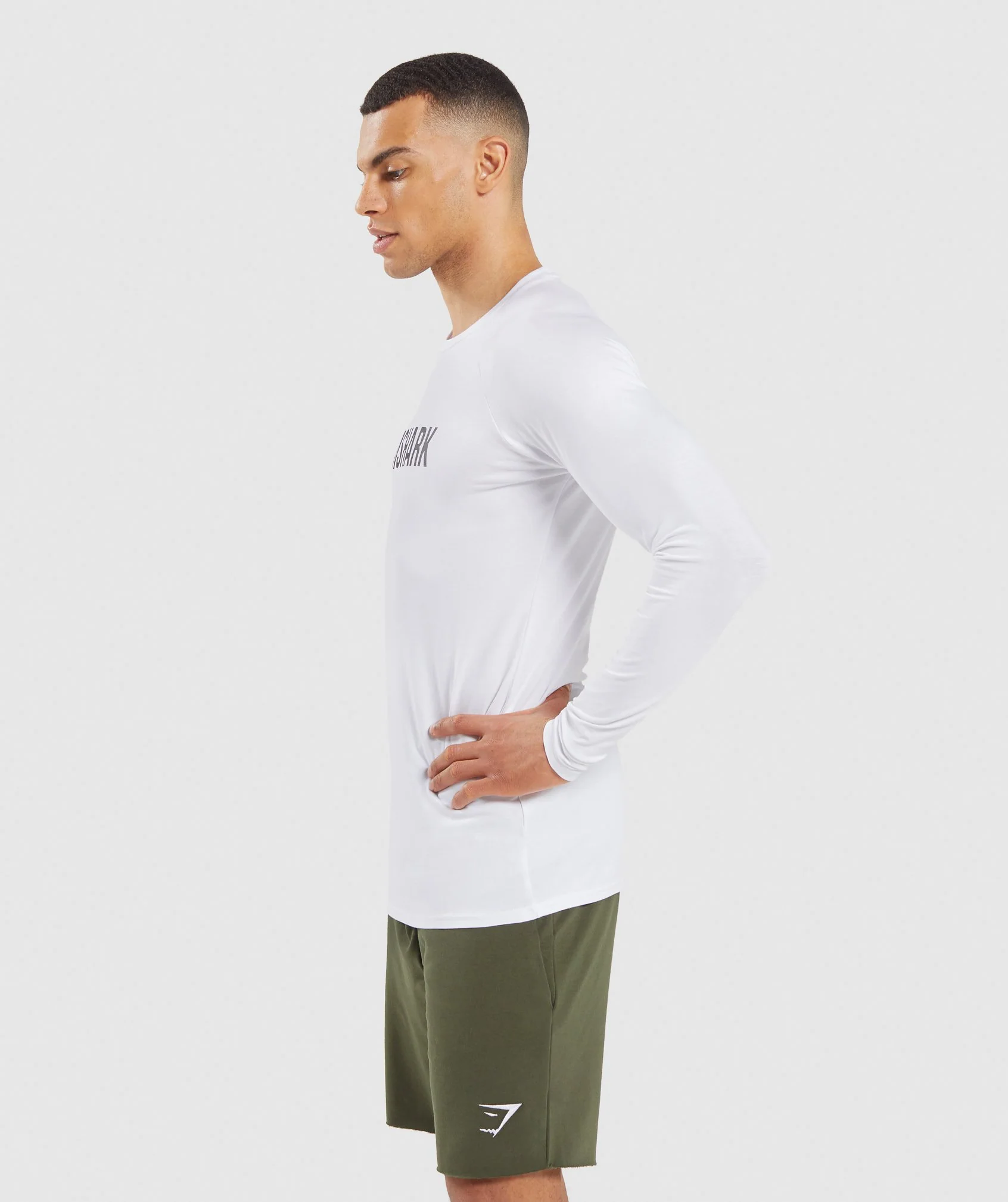 Gymshark Apollo Long Sleeve T-Shirt - White