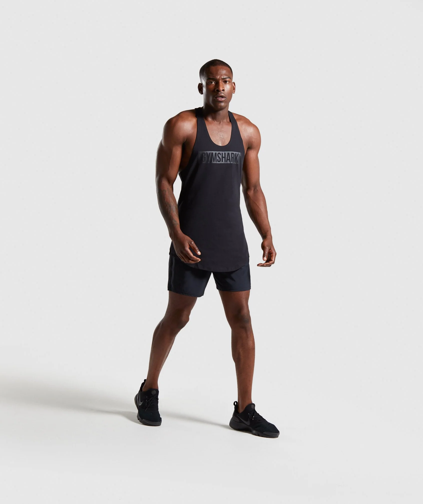 Gymshark Block Stringer - Black