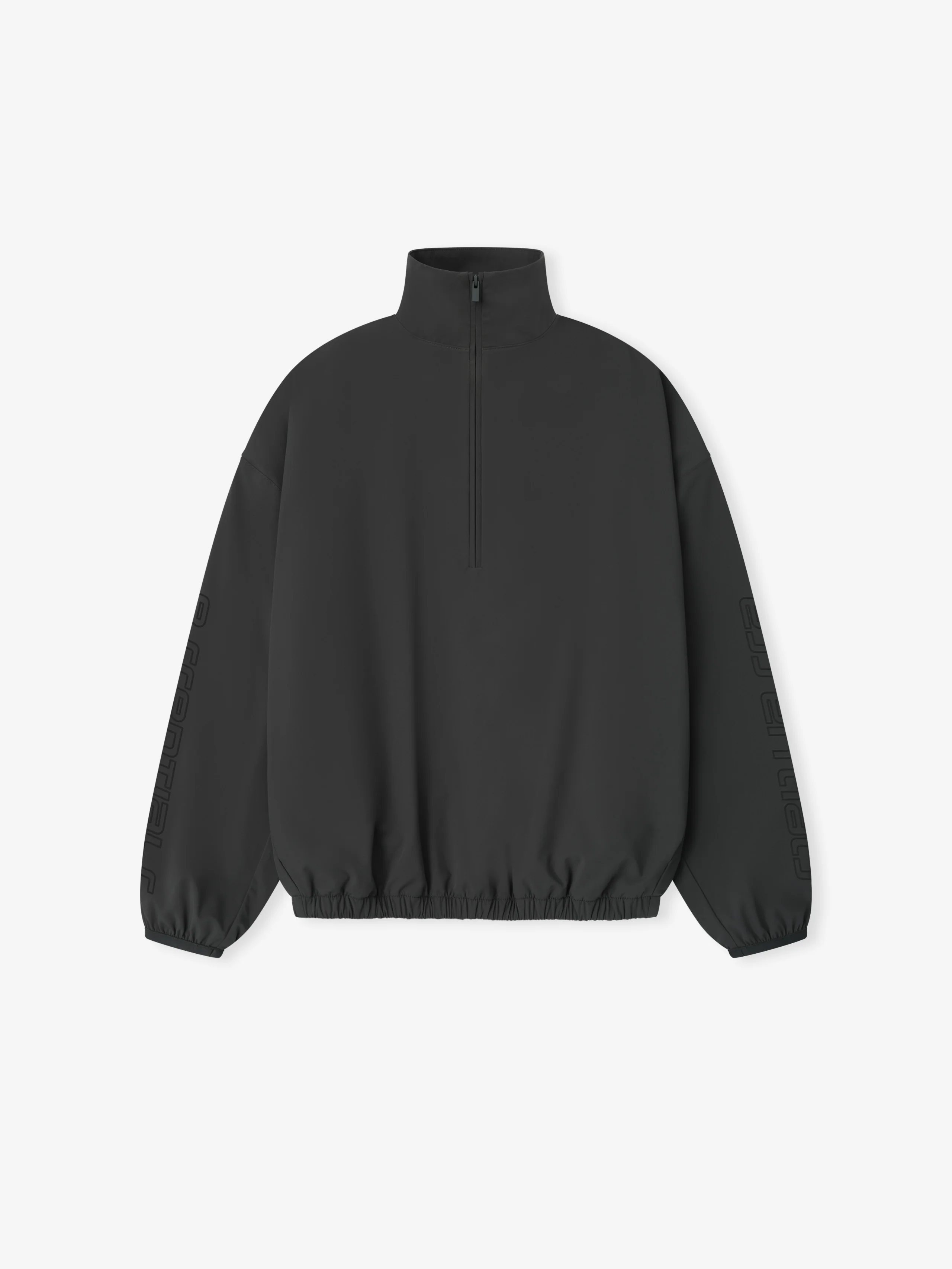 Womens Nylon Half Zip Track Jacket
