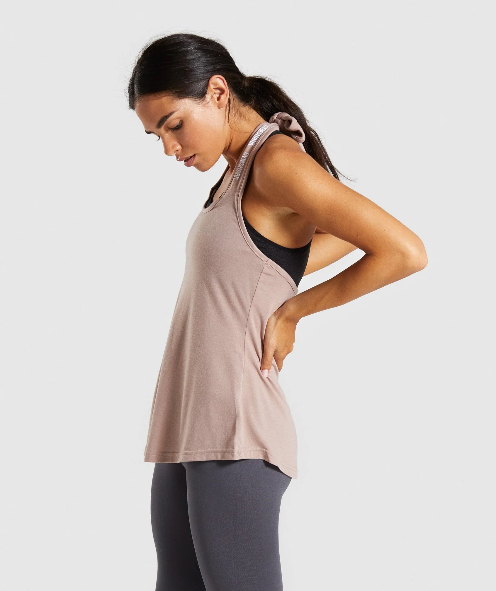 Gymshark Ark Halter Neck Vest - Taupe