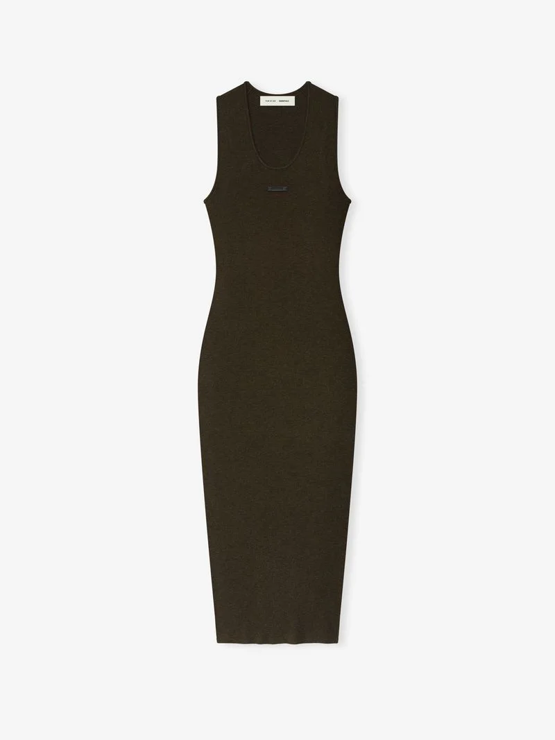 Womens Rib Tank Dress