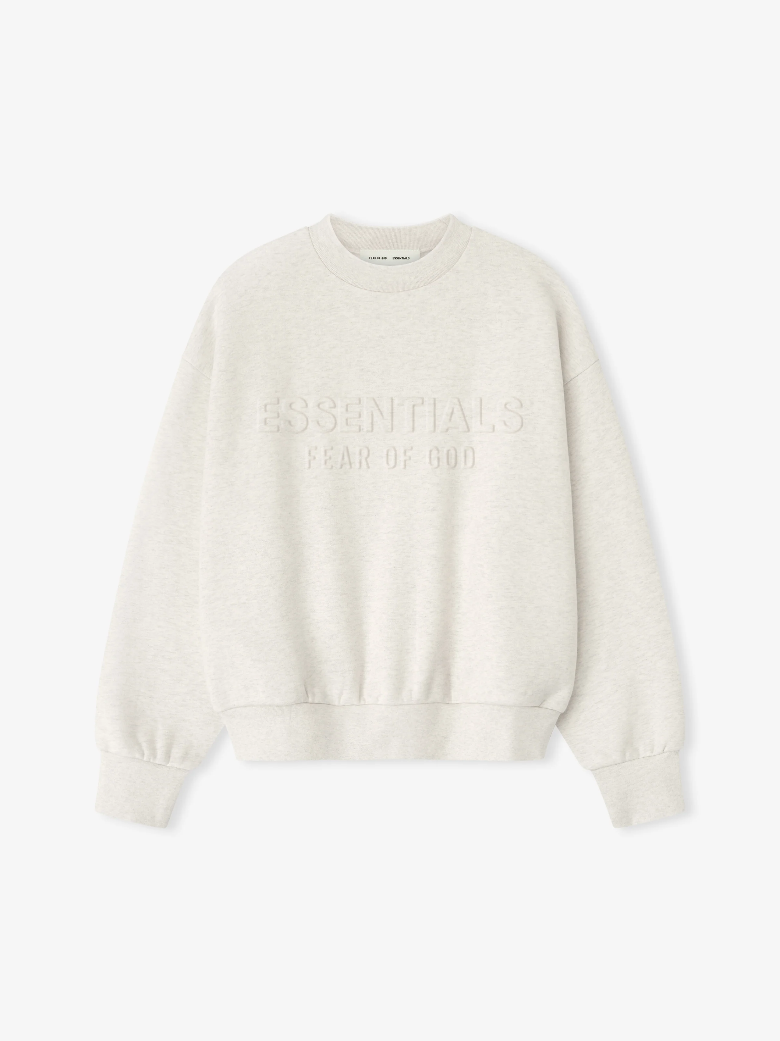 Embossed Classic Crewneck Sweatshirt