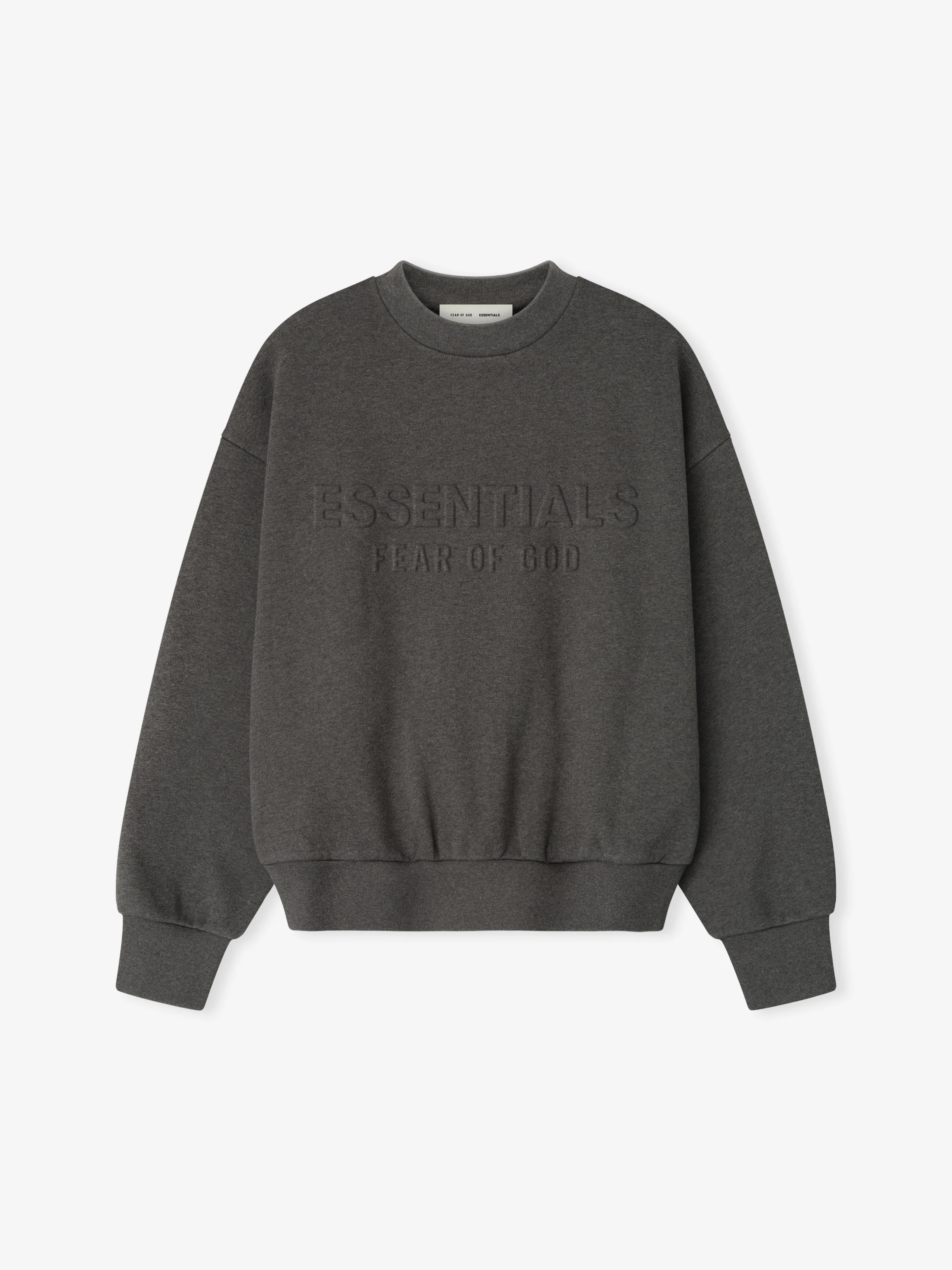 Embossed Classic Crewneck Sweatshirt