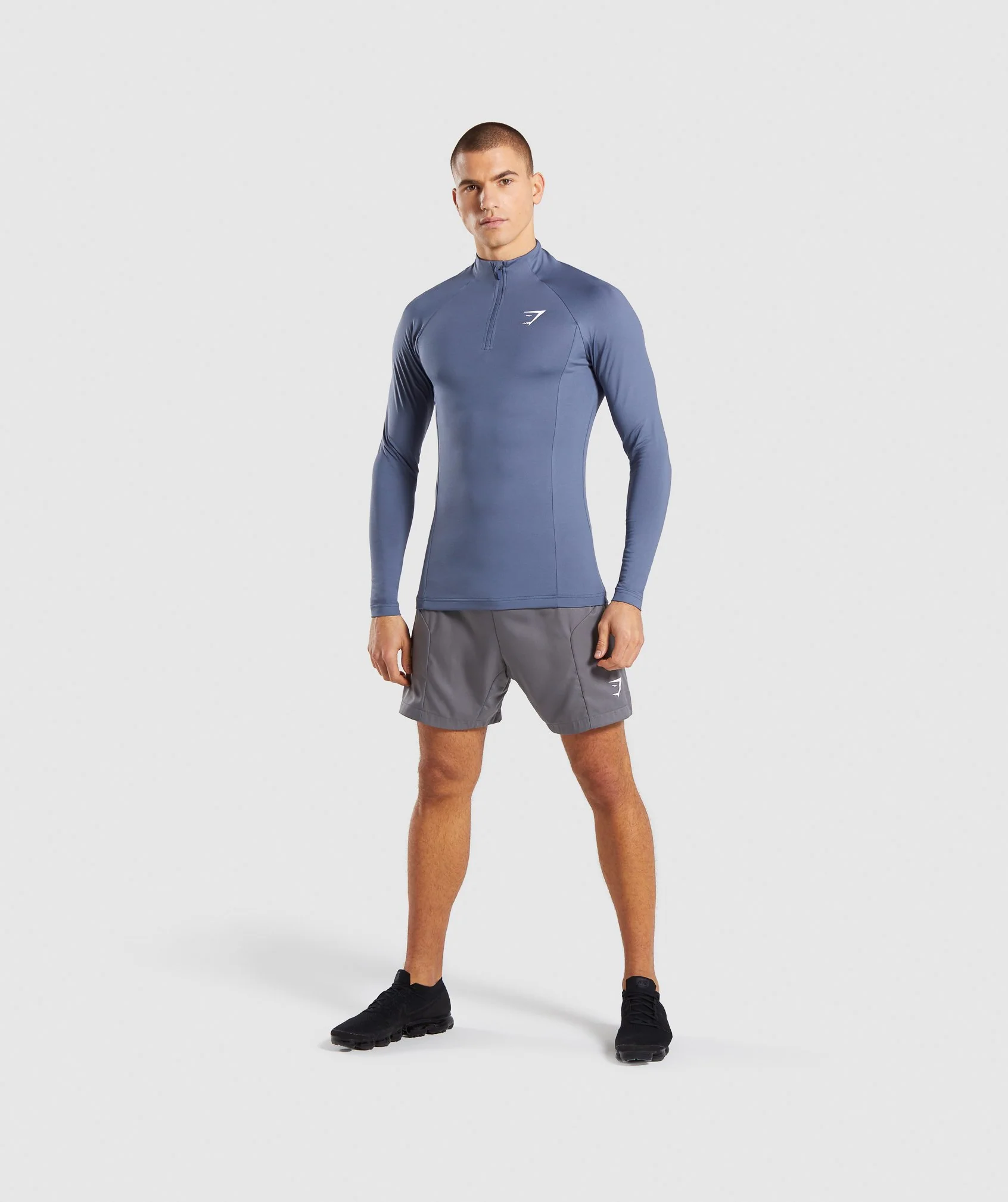 Gymshark Advanced 1/4 Zip Pullover - Aegean Blue