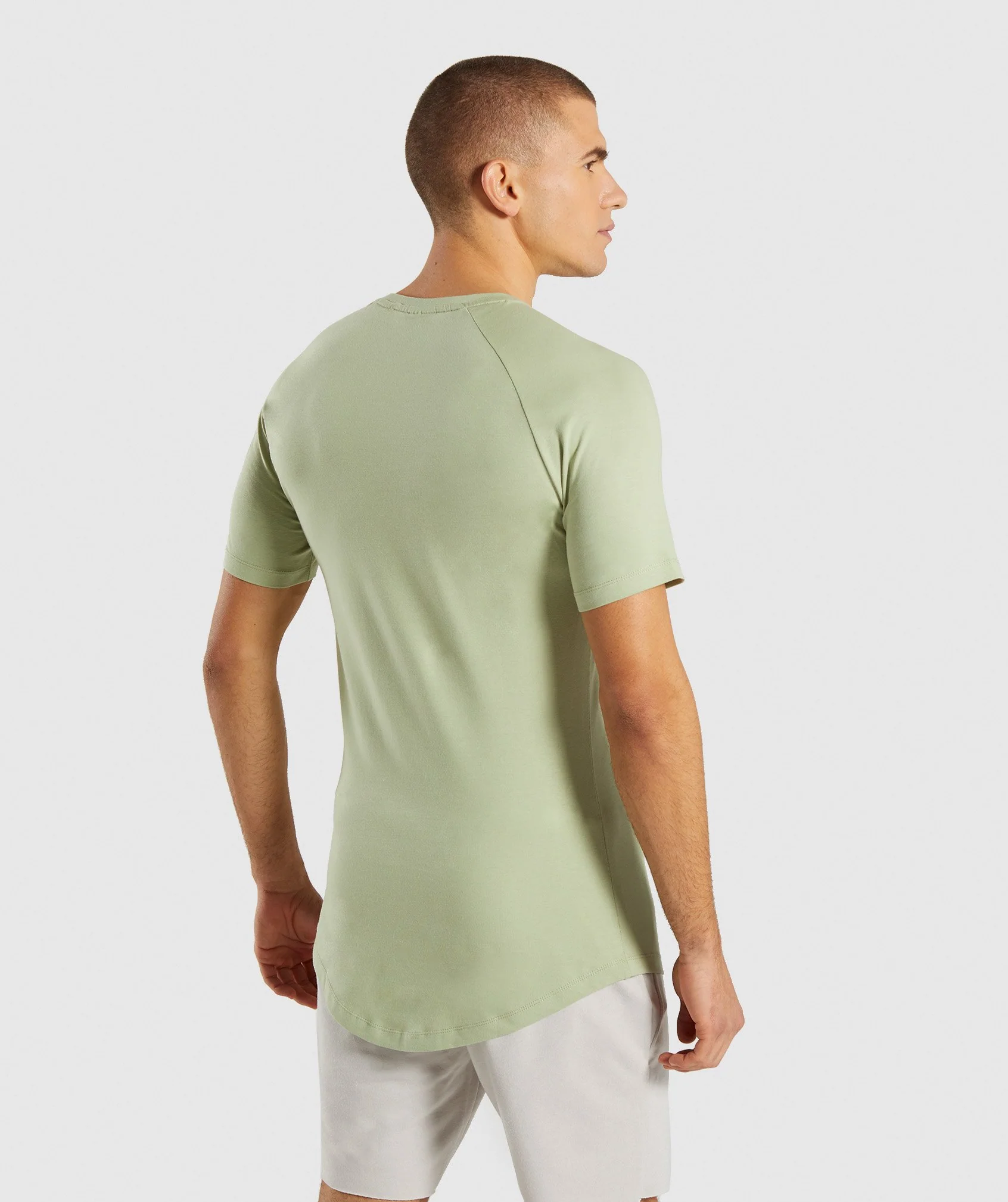 Gymshark Block T-Shirt - Chalk Green
