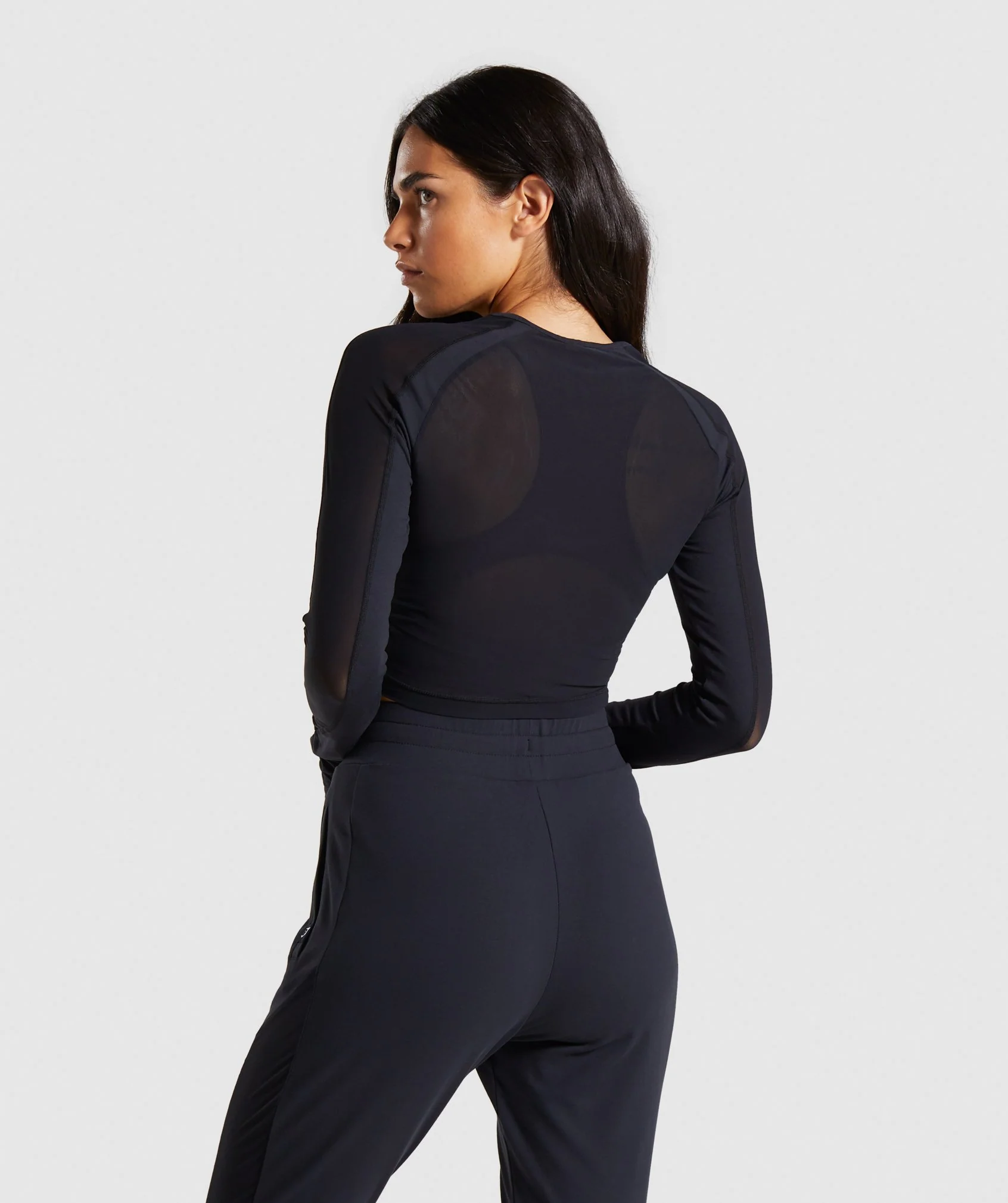 Gymshark Aura Crop Top - Black