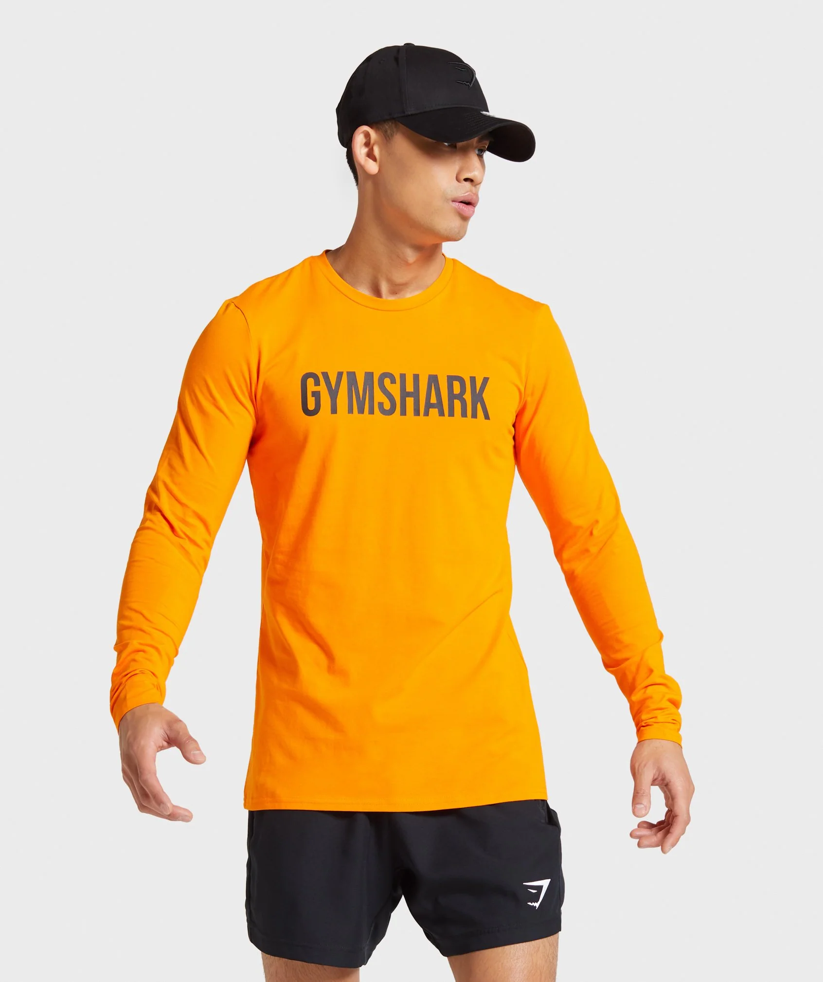 Gymshark Base Long Sleeve T-Shirt - Orange